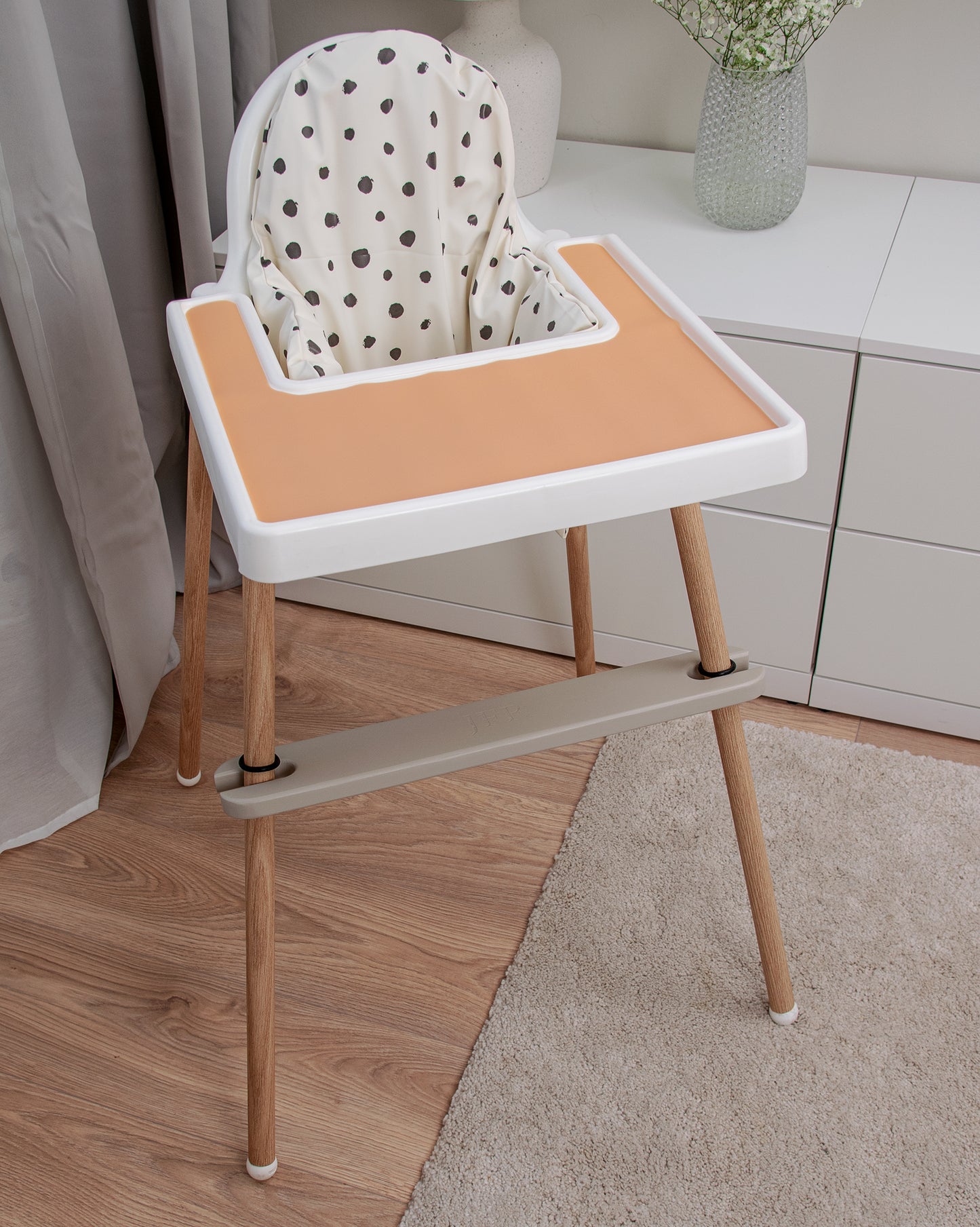 Brettunderlag i silikon - Fersken