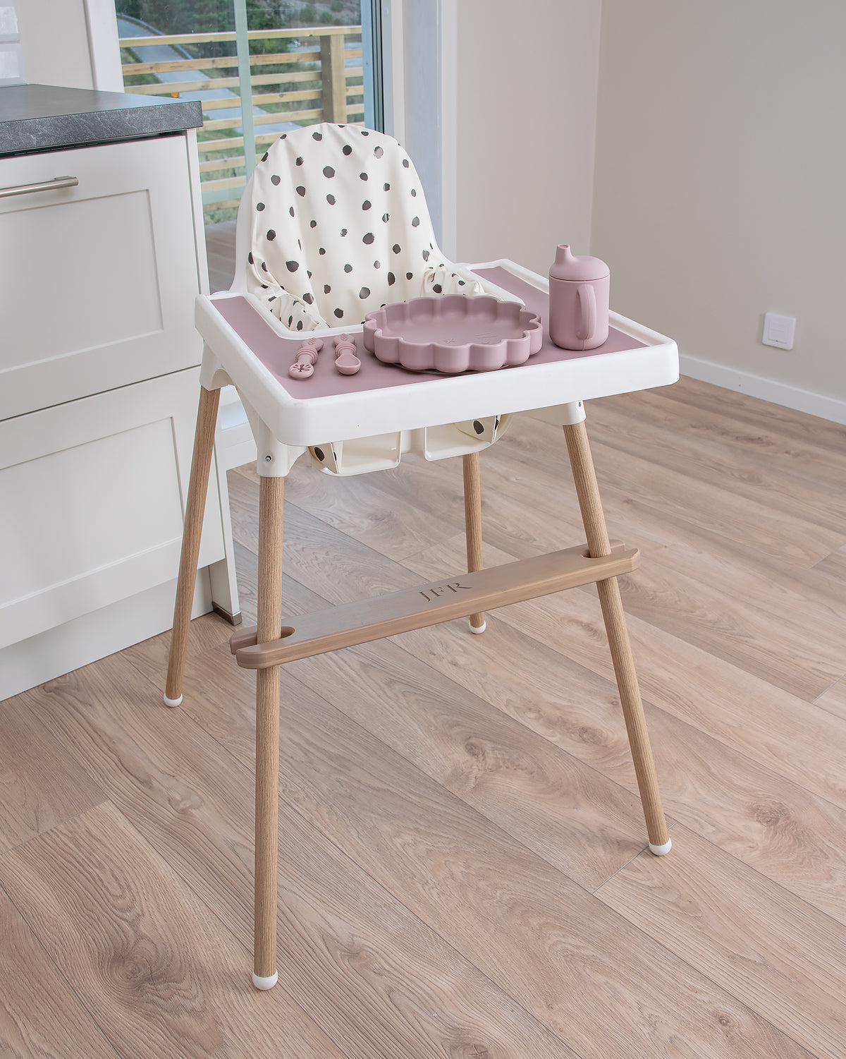 Fodstøtte til barnestol Ikea Antilop - Ash Wood