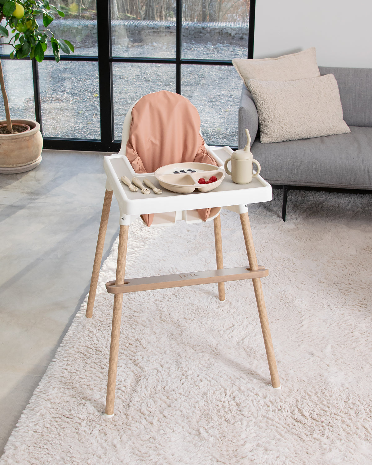 Kuddfodral till IKEA Antilop - Persikodröm