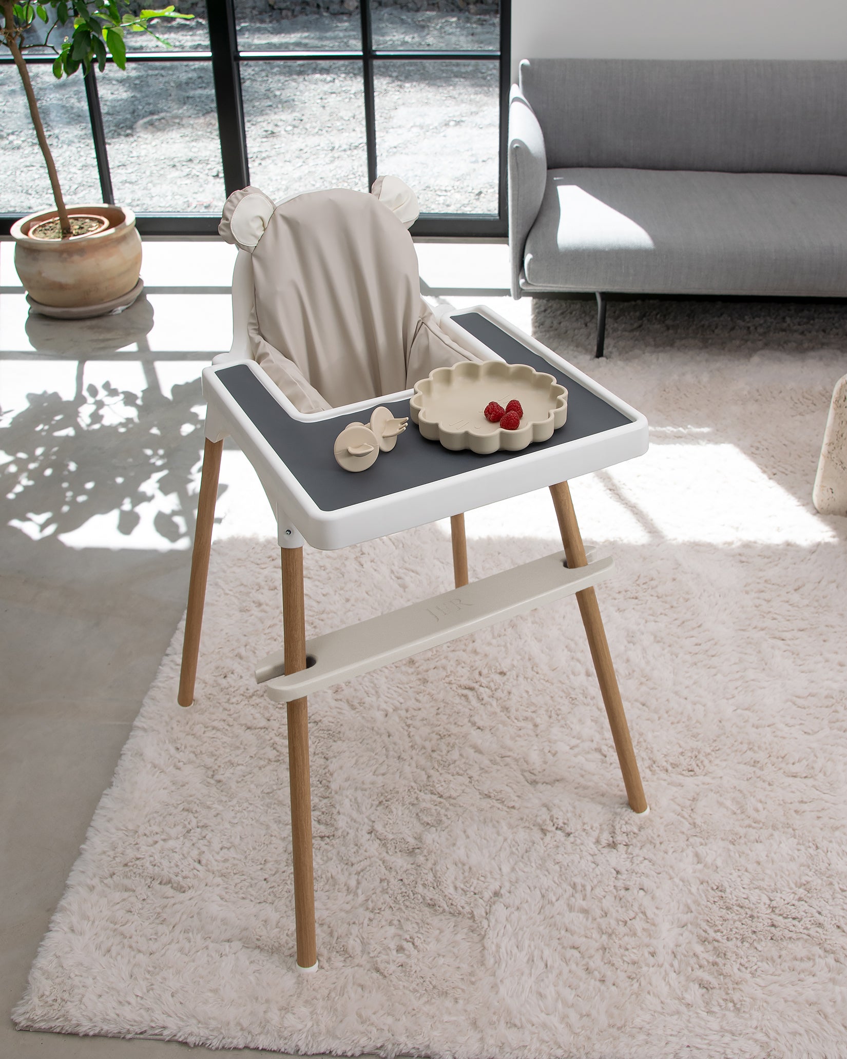 Fotstøtte til barnestol Ikea Antilop - Beige