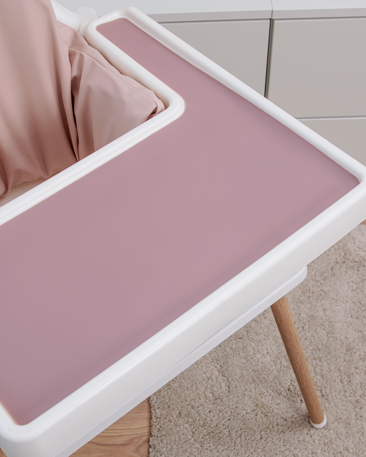 Brickunderlägg i silikon - Blush Pink