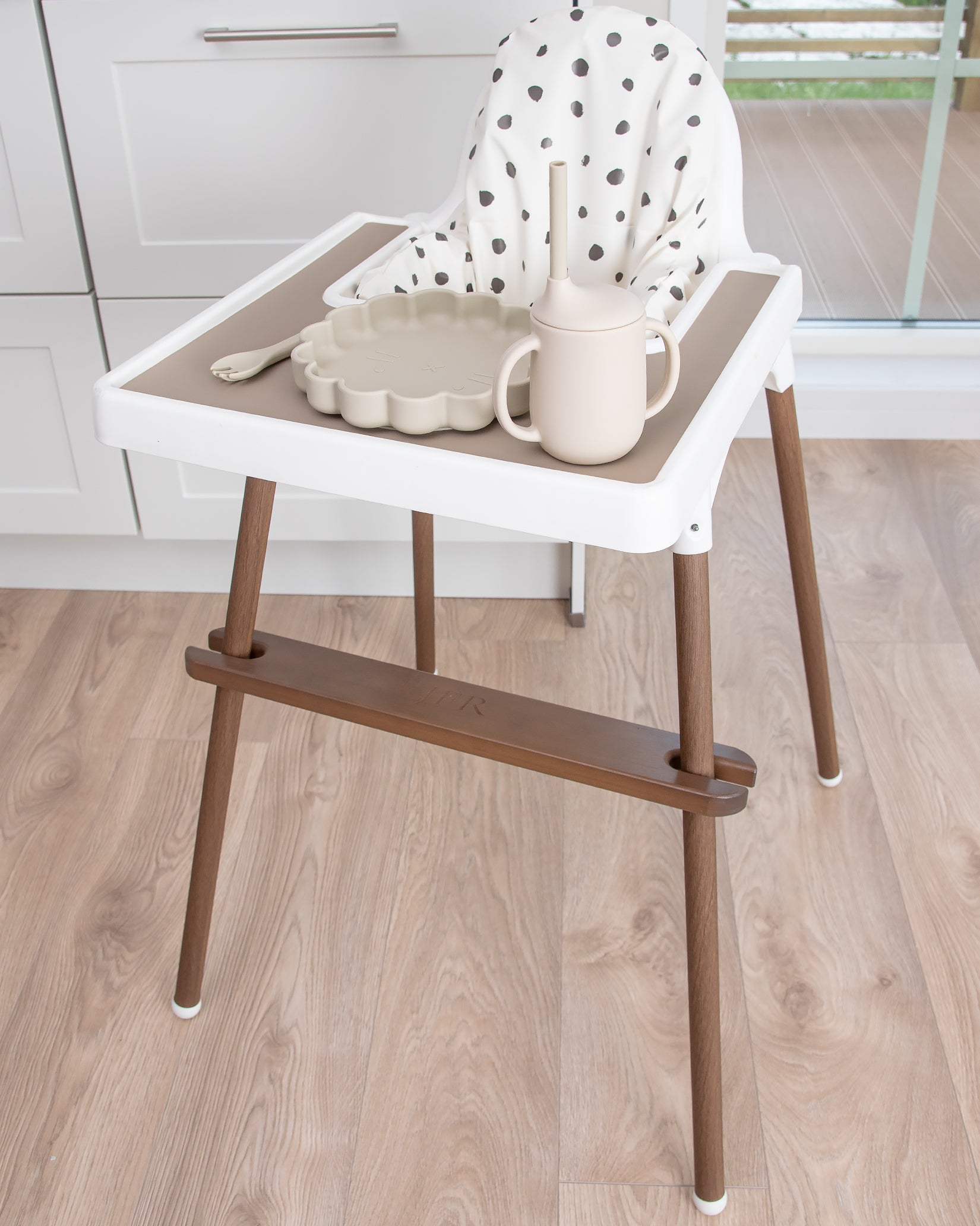 Stolsbens Stickers (Antilop) - Brown Wood