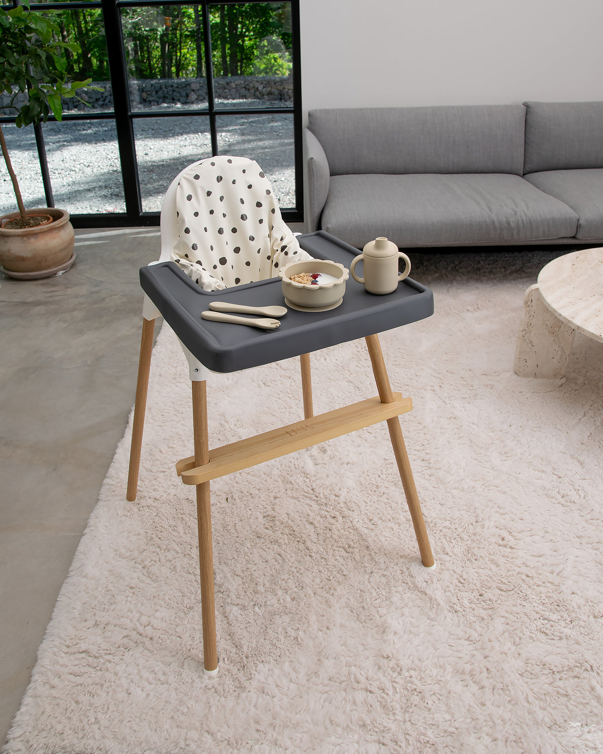 Heltäckande överdrag i silikon - Dark Grey
