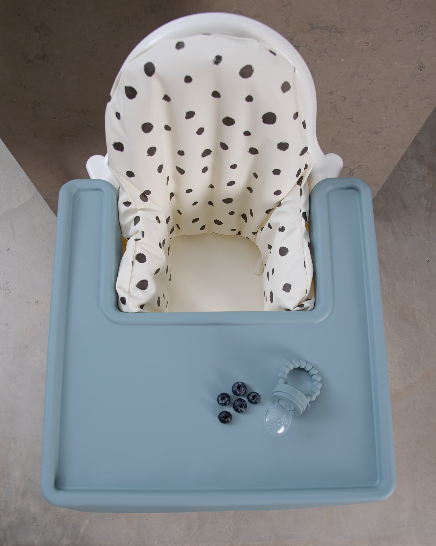 Heldekkende overtrekk i silikon - Støvete Blå