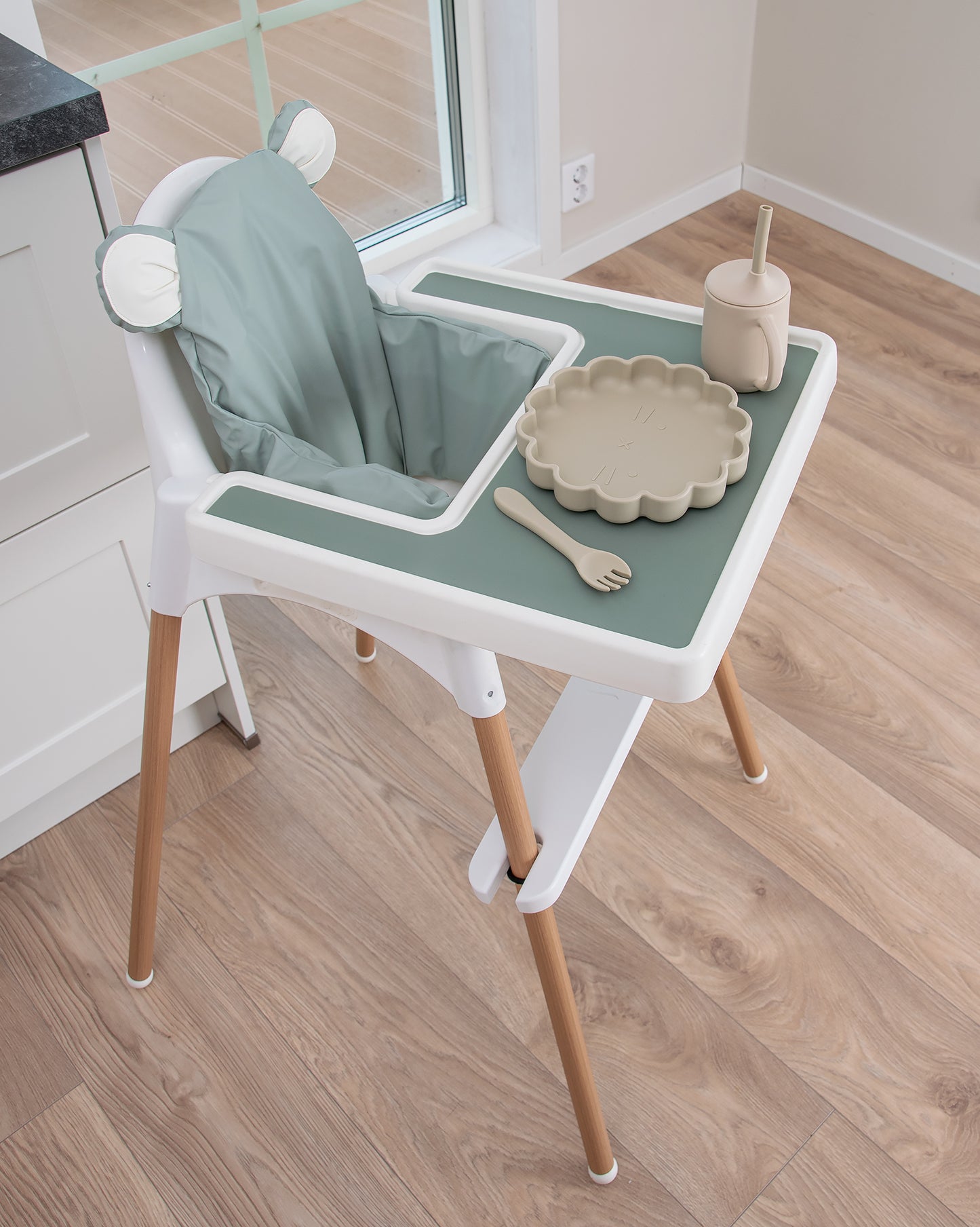 Fotstöd Barnstol Ikea Antilop - Vit