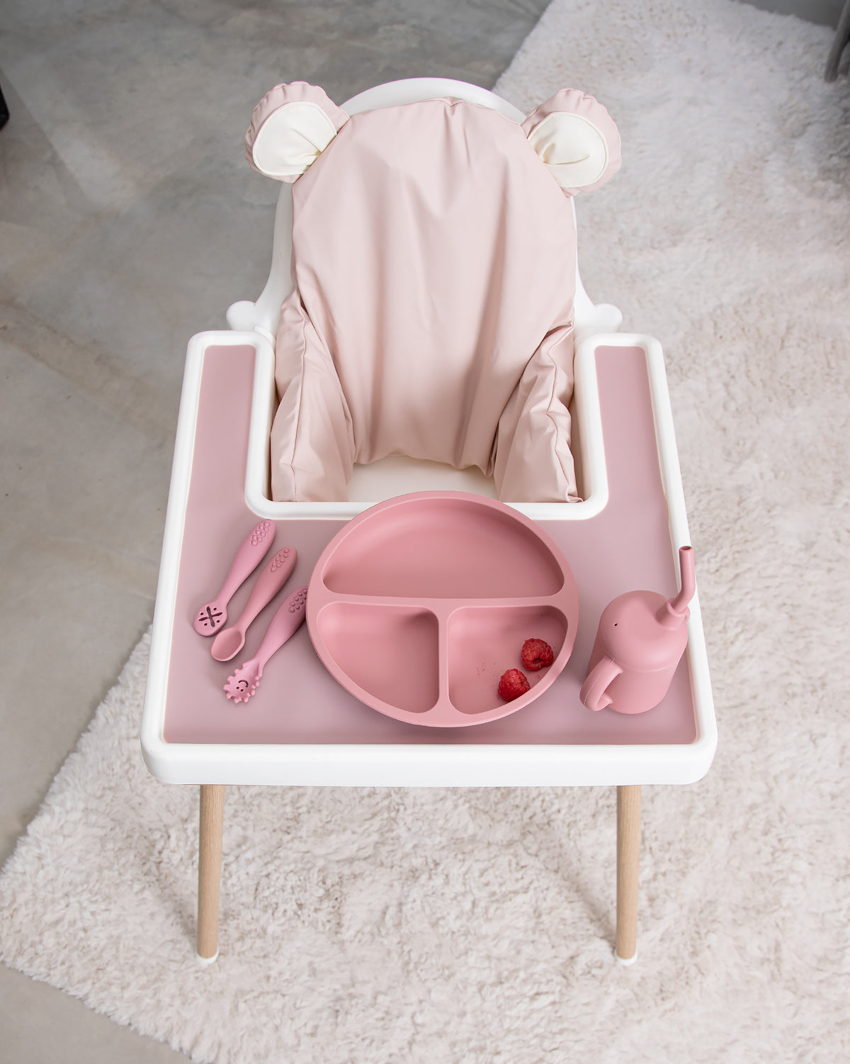 Cushion cover for Ikea Antilop - Teddy Pink