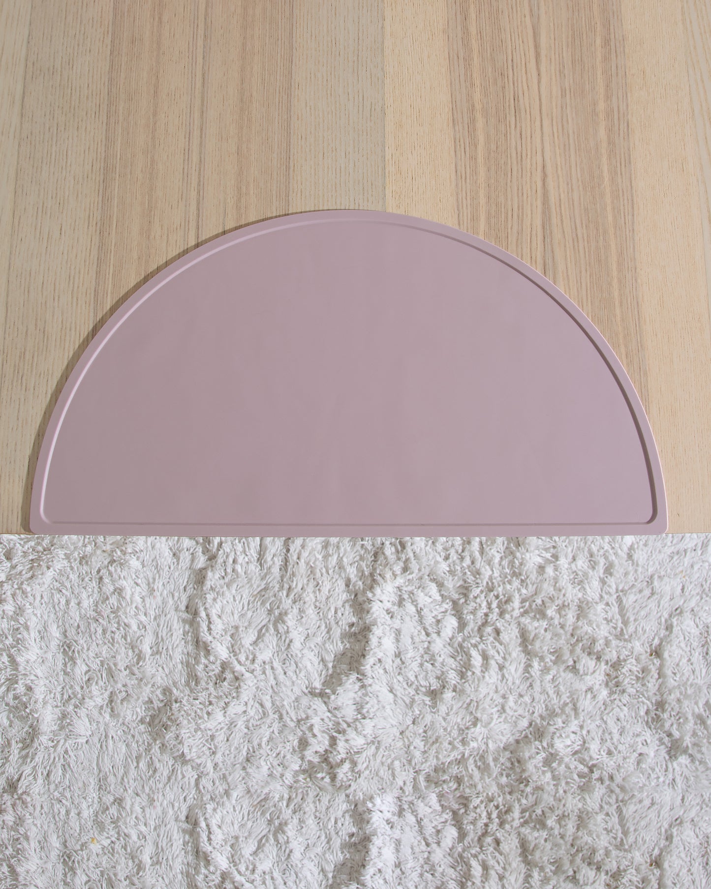 Bordunderlag i silikon - Blush Pink