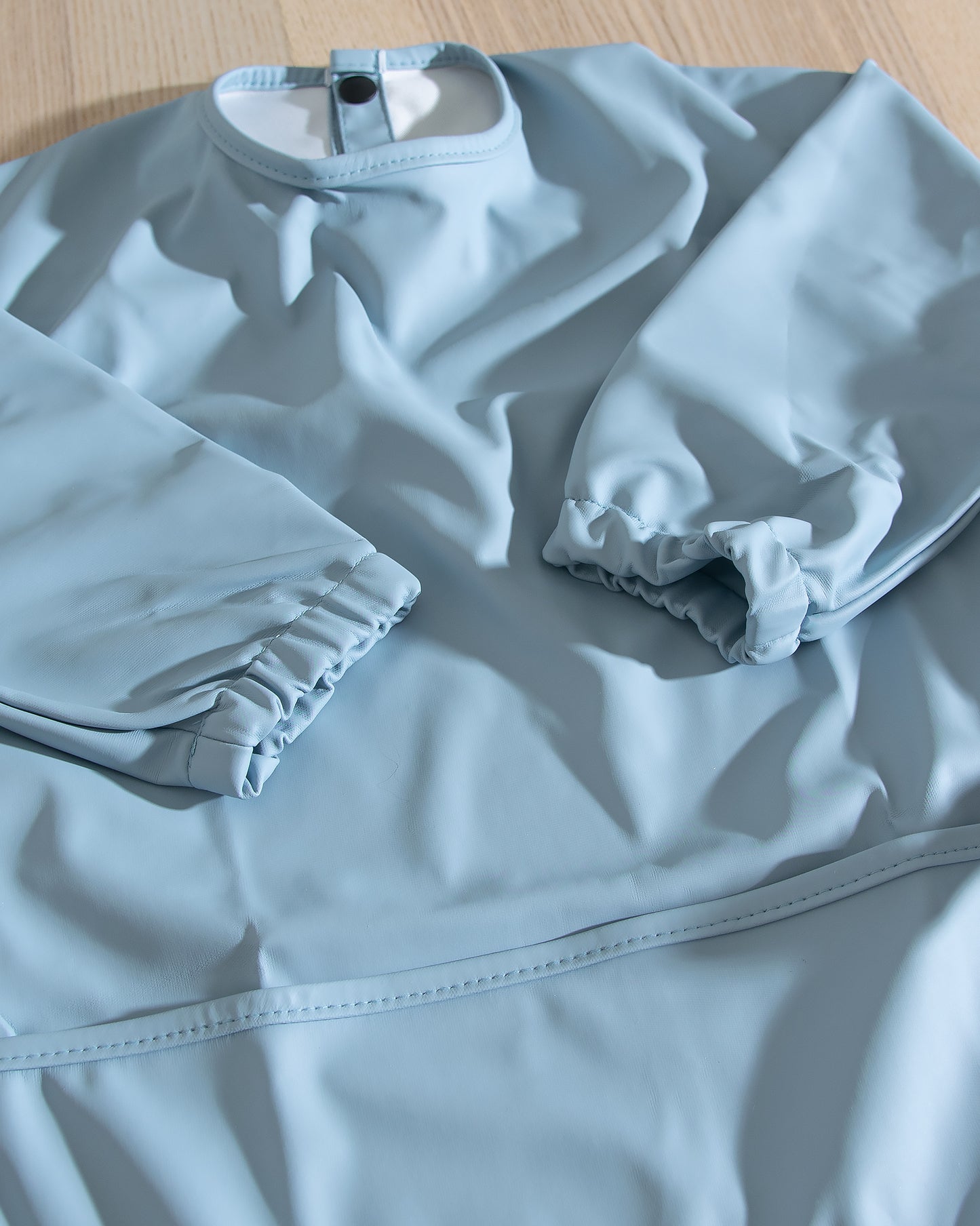 Langærmet Hagesmæk - Dusty Blue