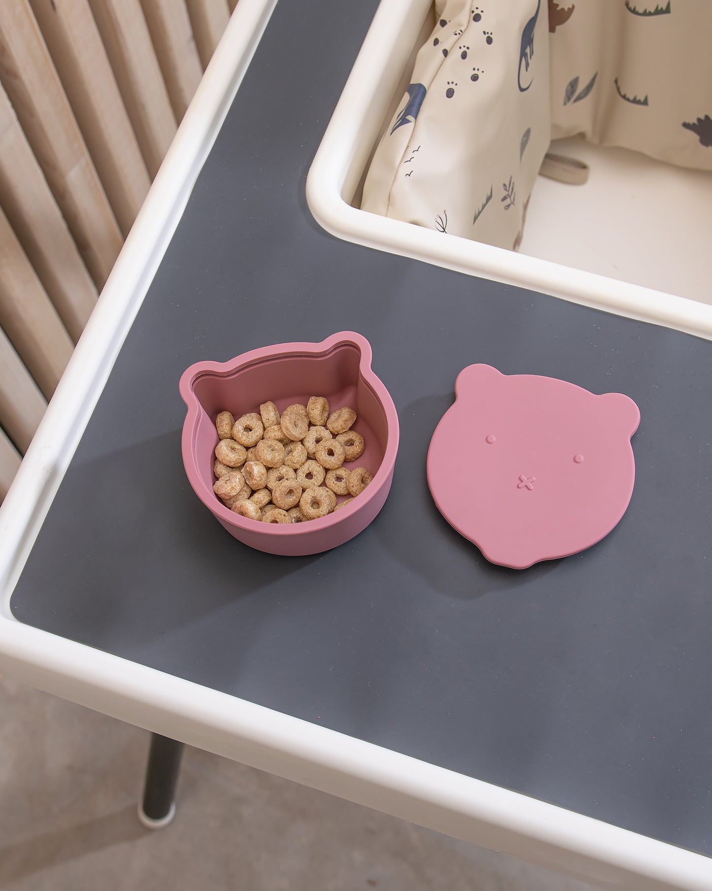 Bowl with lid - Dusty Pink