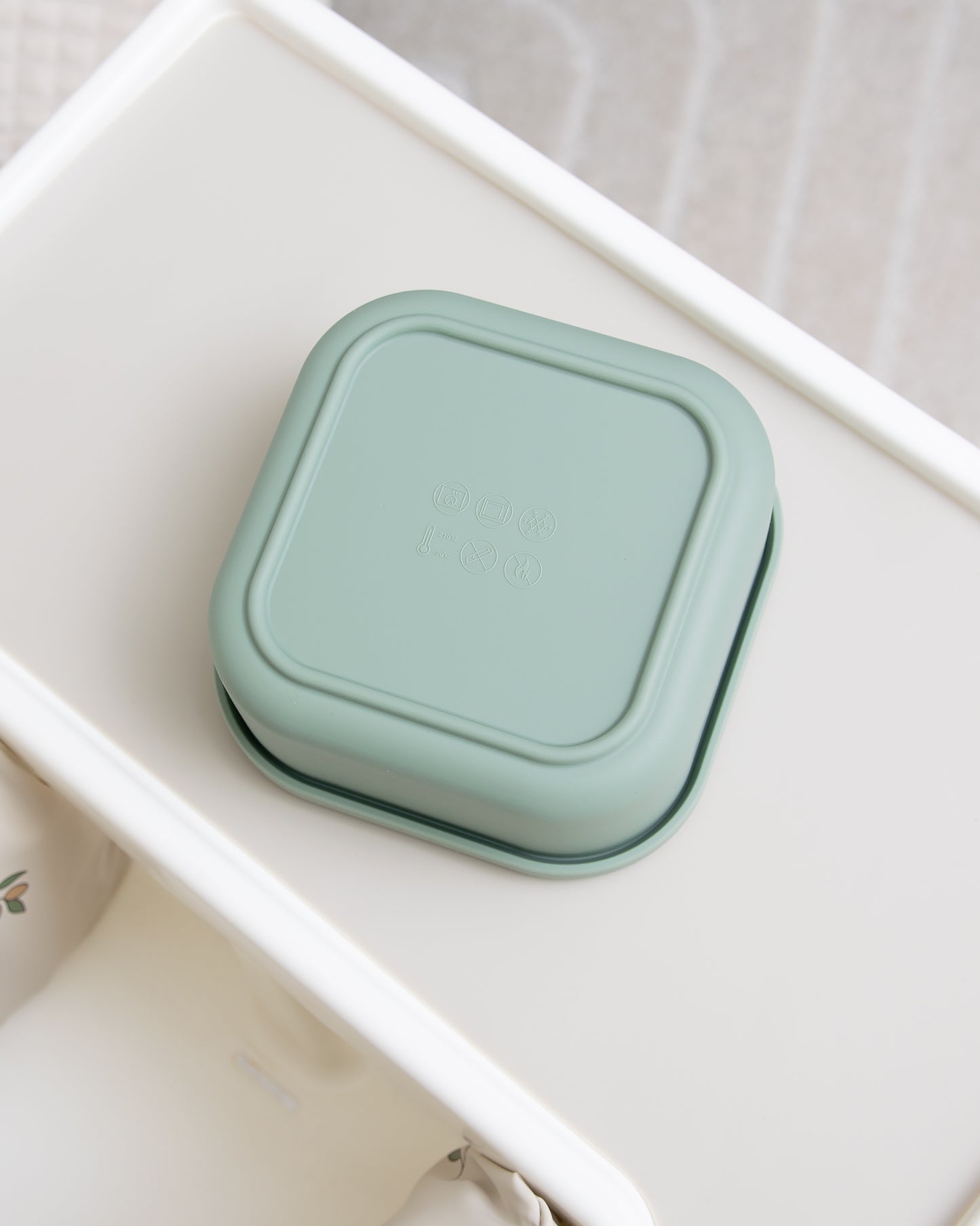 Matlåda 1 Fack Silikon - Sage