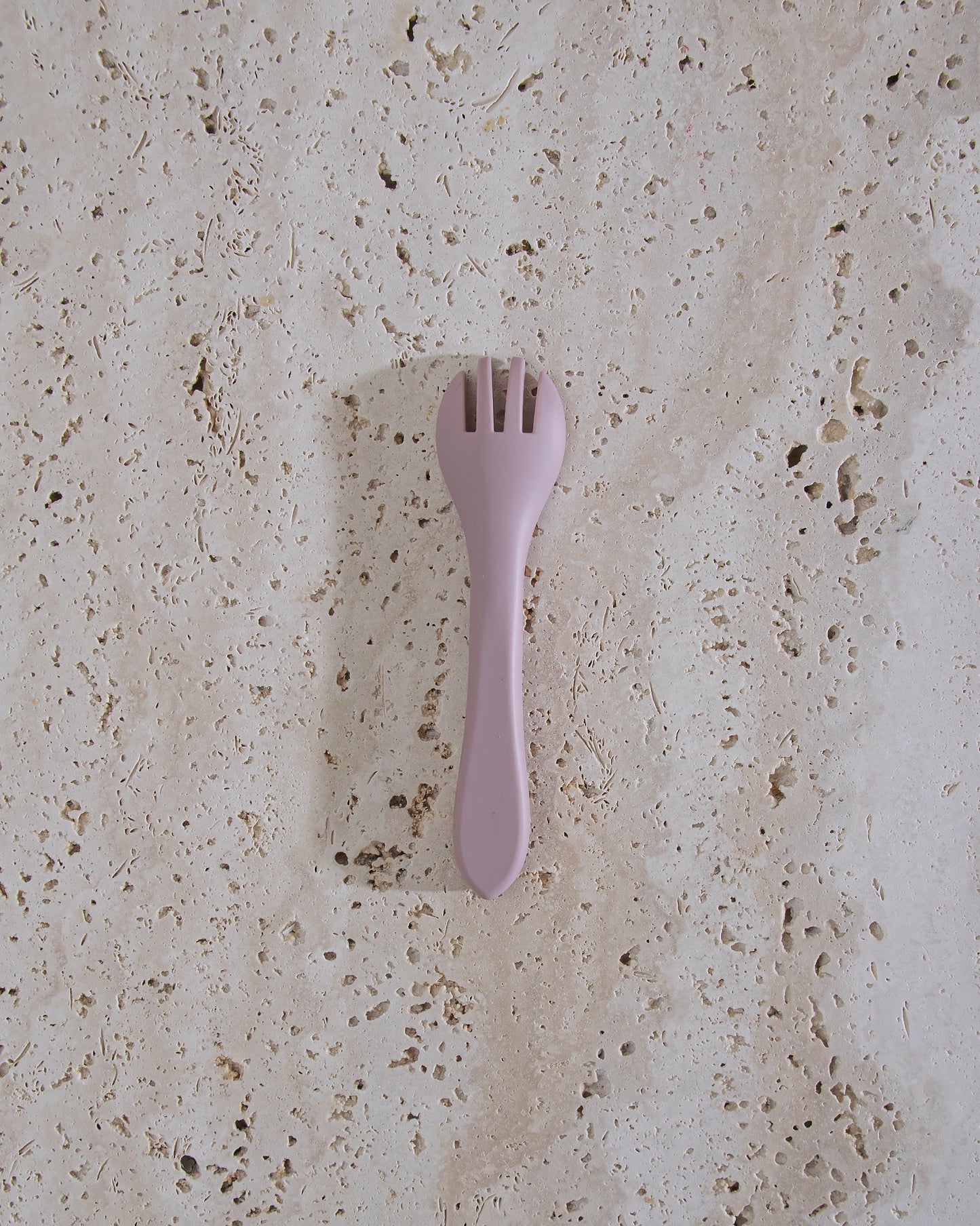 Barnegaffel i silikon - Blush Pink