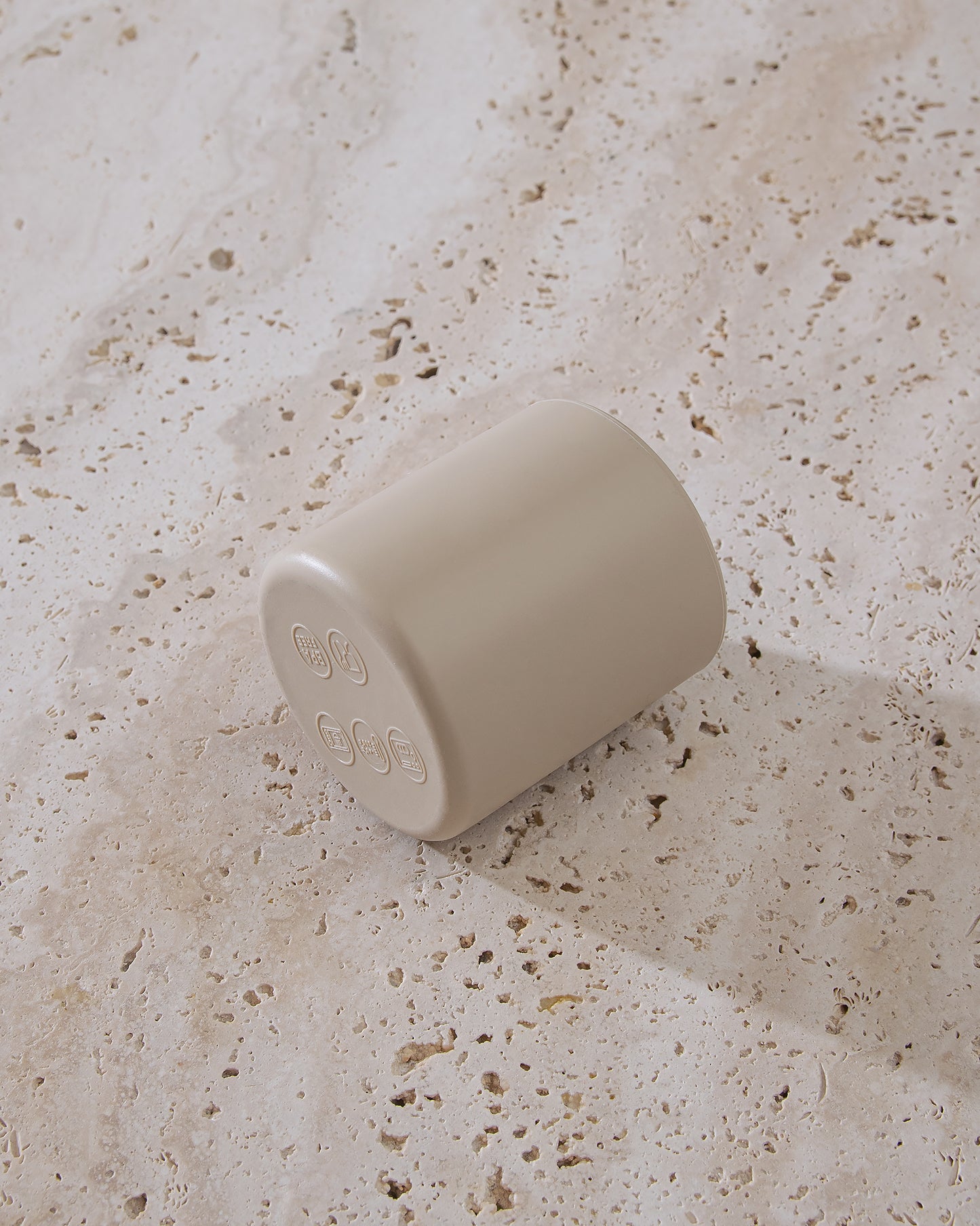 Åben Børnekop Silikone - Beige