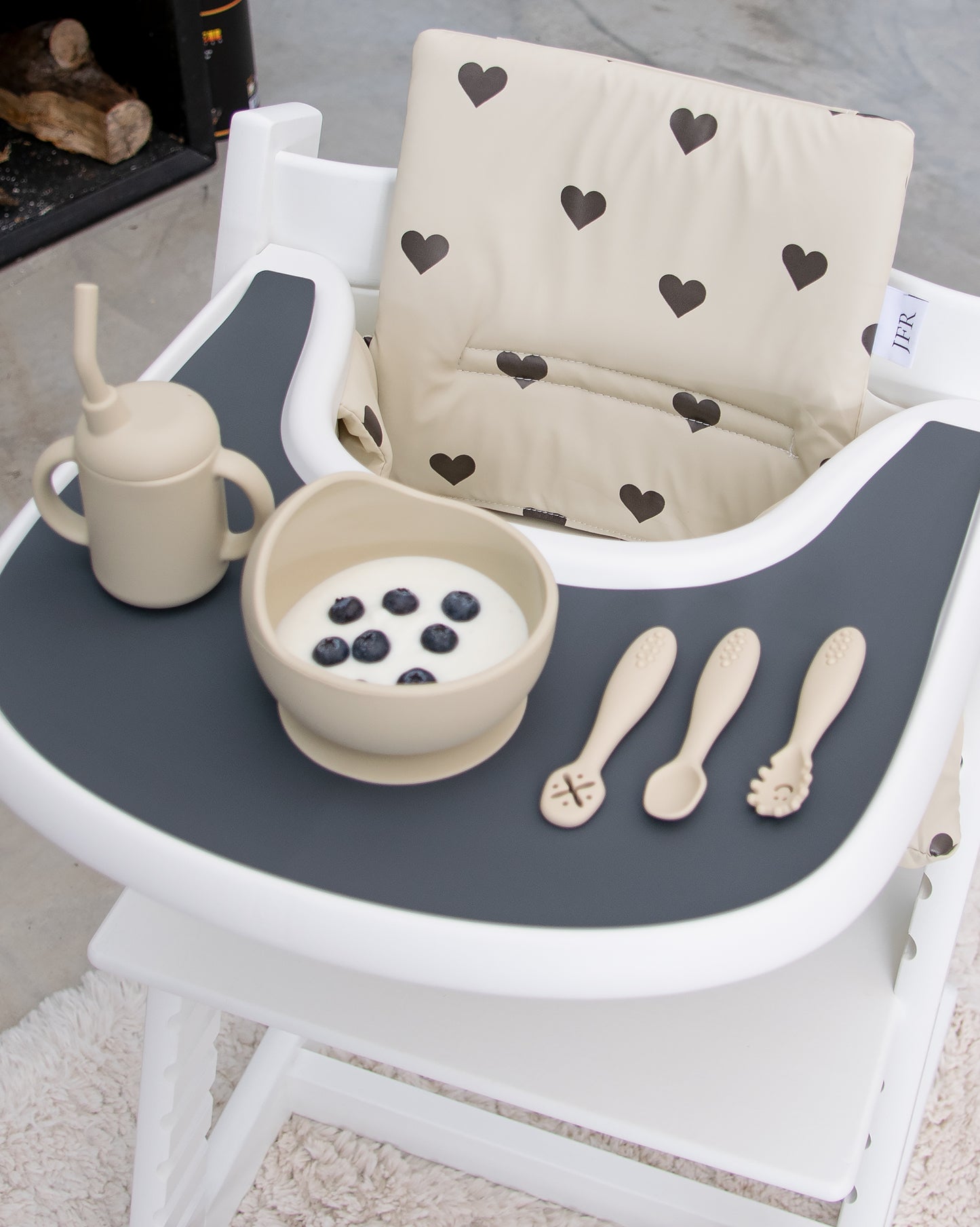 Bowl with Suction Cup - Beige