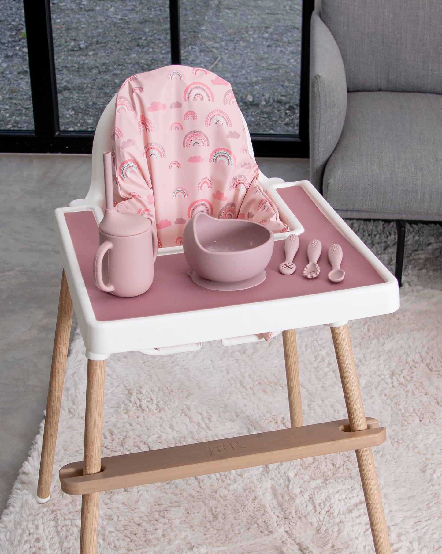 Bolle Med Sugekopp - Blush Pink