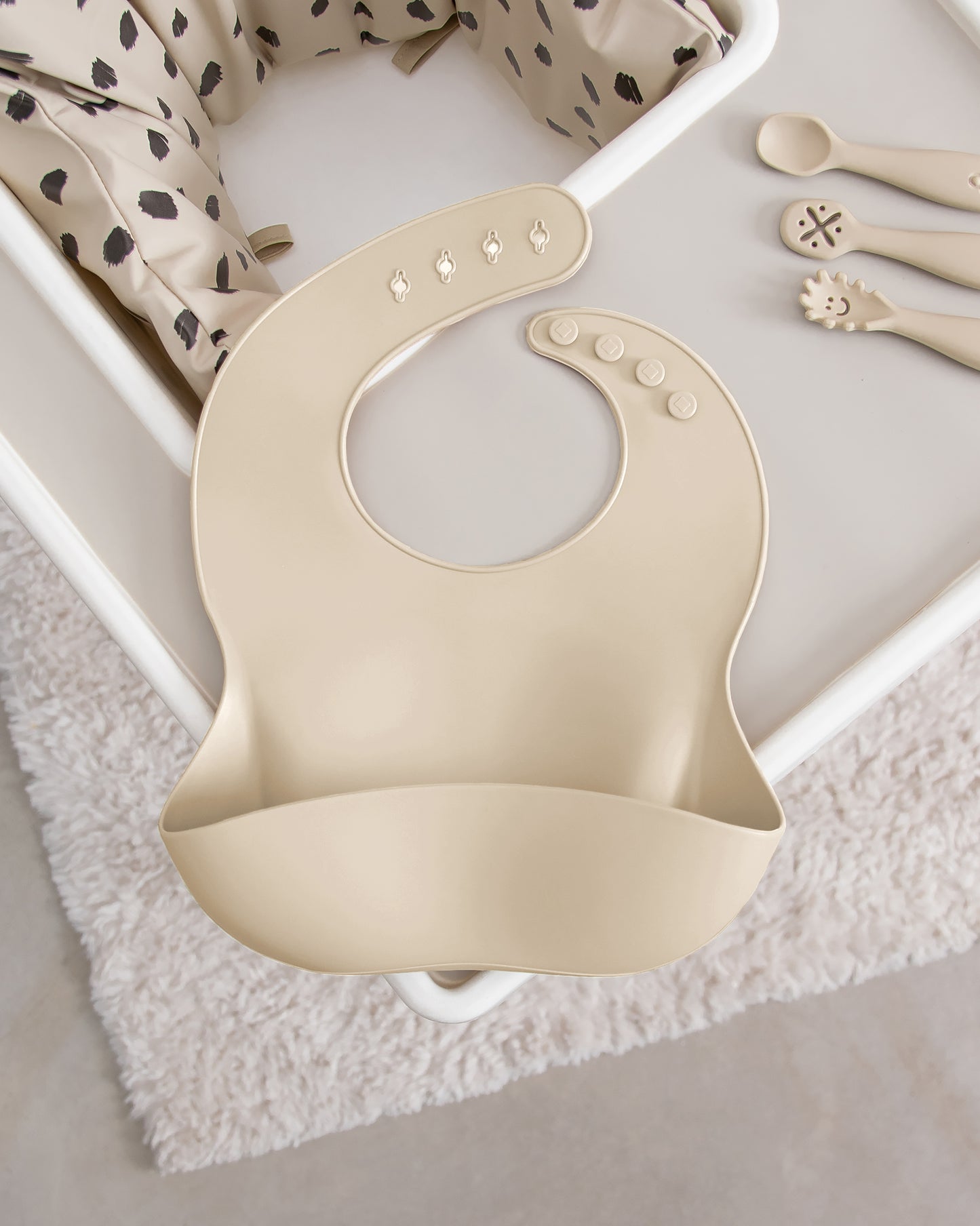 Silikon Haklapp - Beige