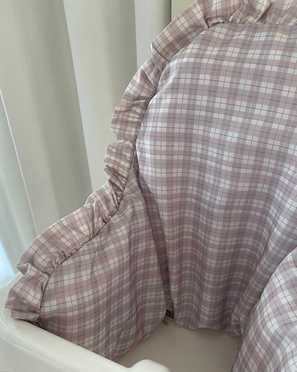 Putetrekk med volang til IKEA Antilop - Sommereng
