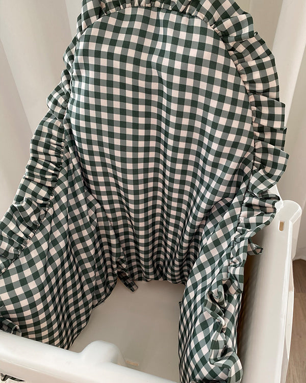 Putetrekk med volang til IKEA Antilop - Sommereng