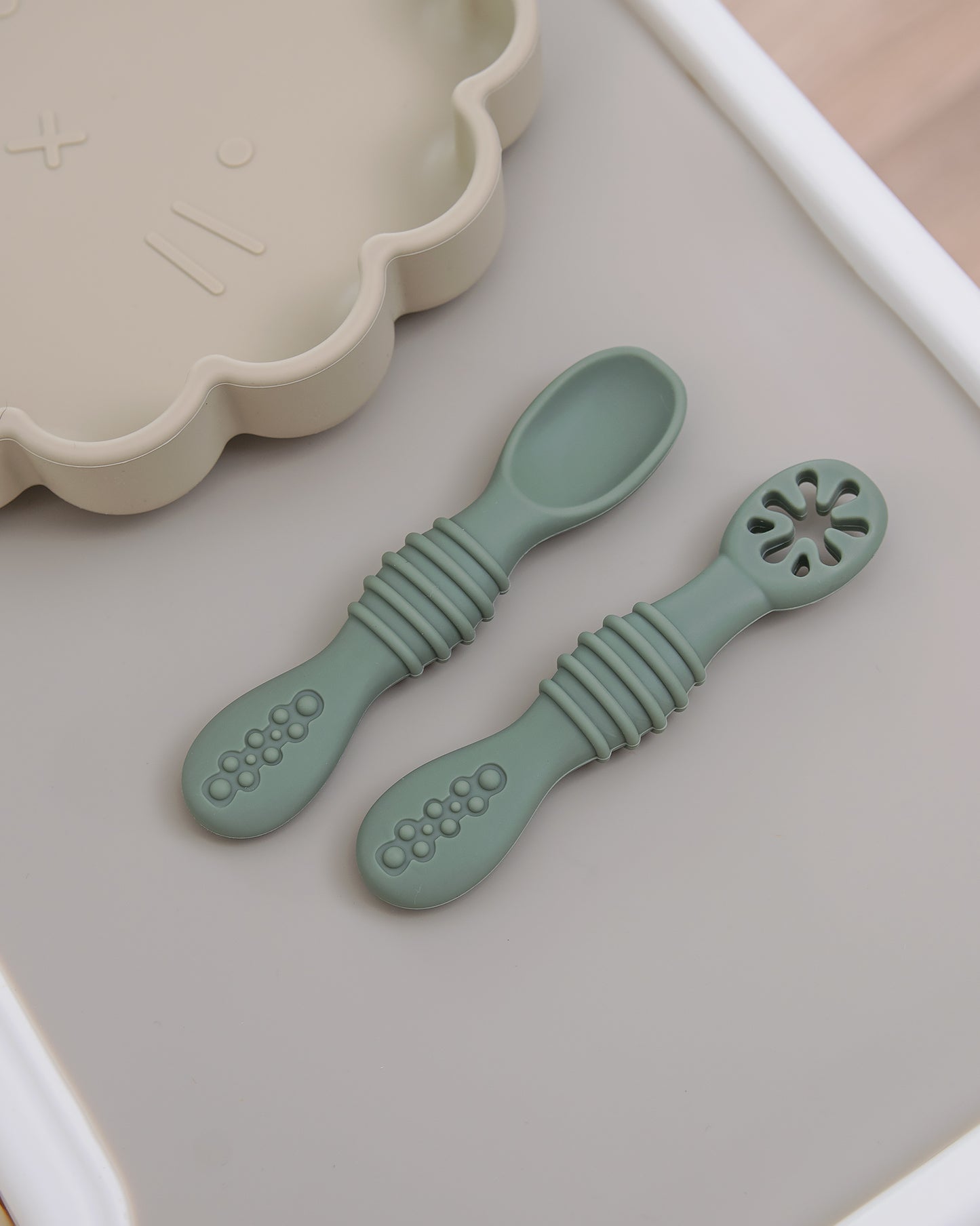 Pre-Spoon/Nybegynnerskje - Green (2 stk)