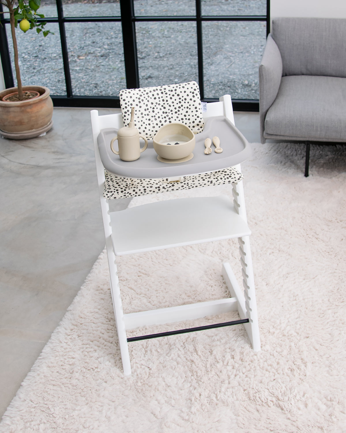 Bakkebetræk til Stokke Tripp Trapp - Light Grey