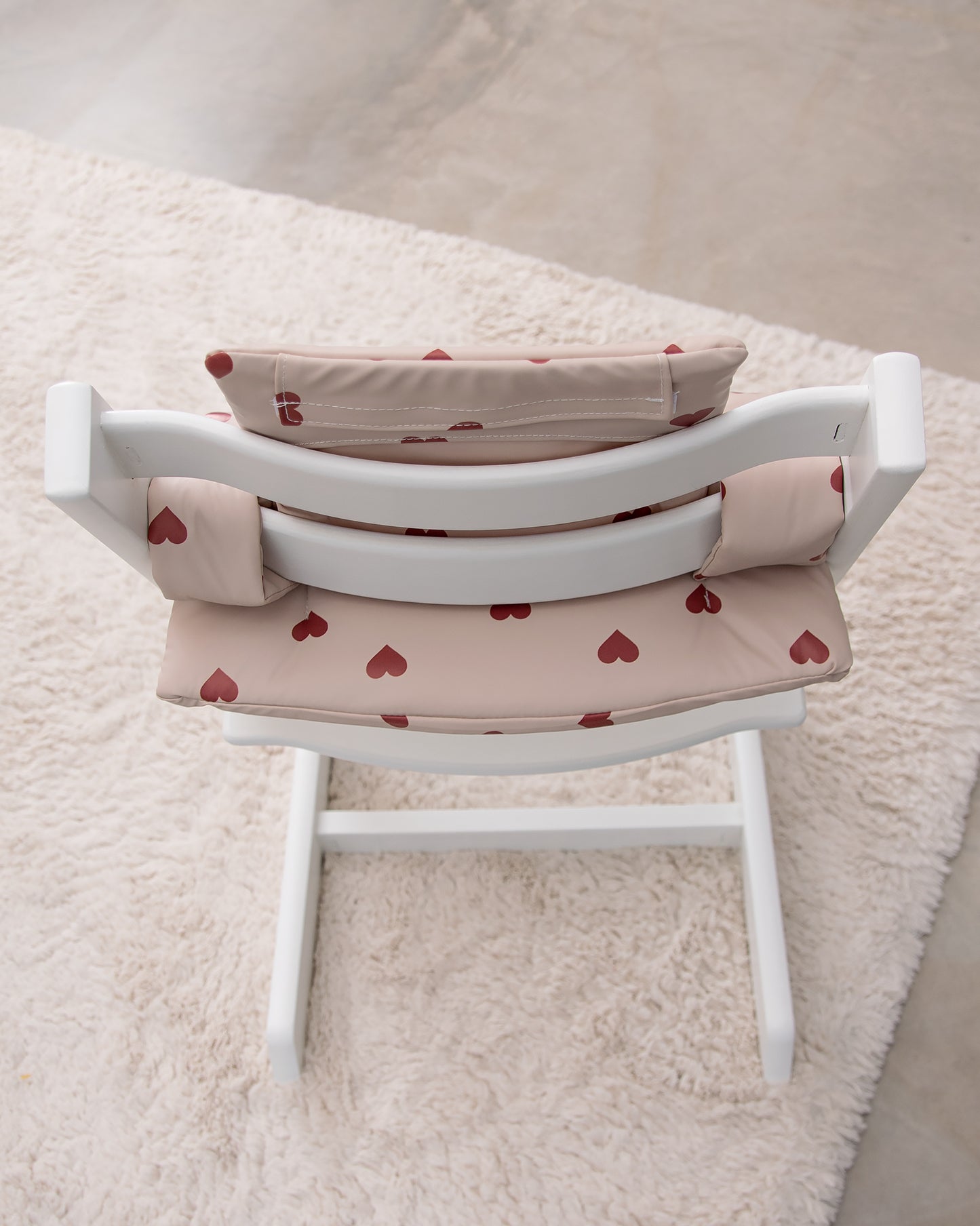 Dyna till Stokke Tripp Trapp - Rosa med hjärtan