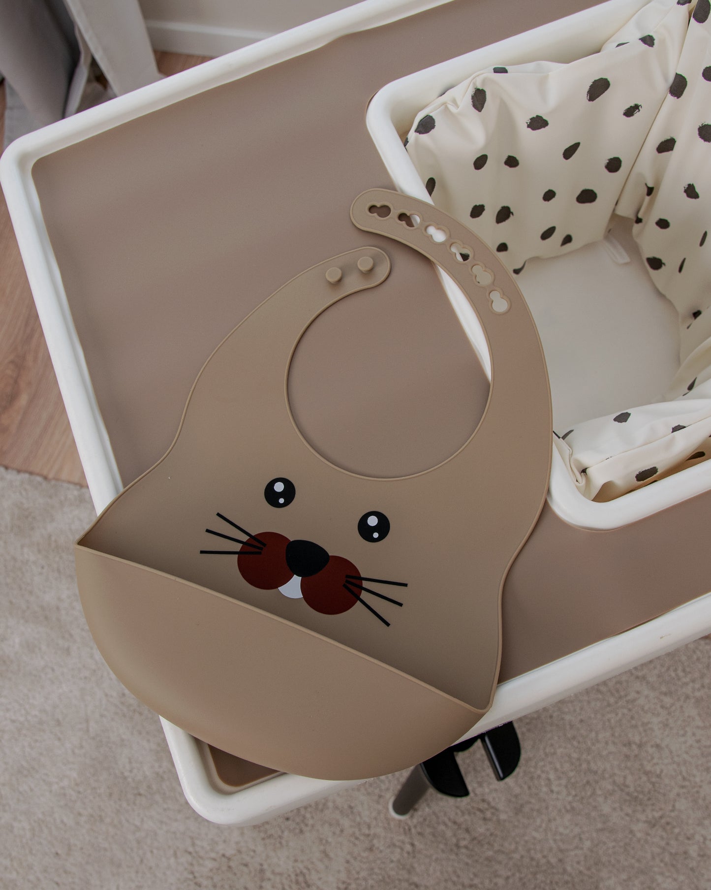 Silikon Haklapp - Säl Taupe