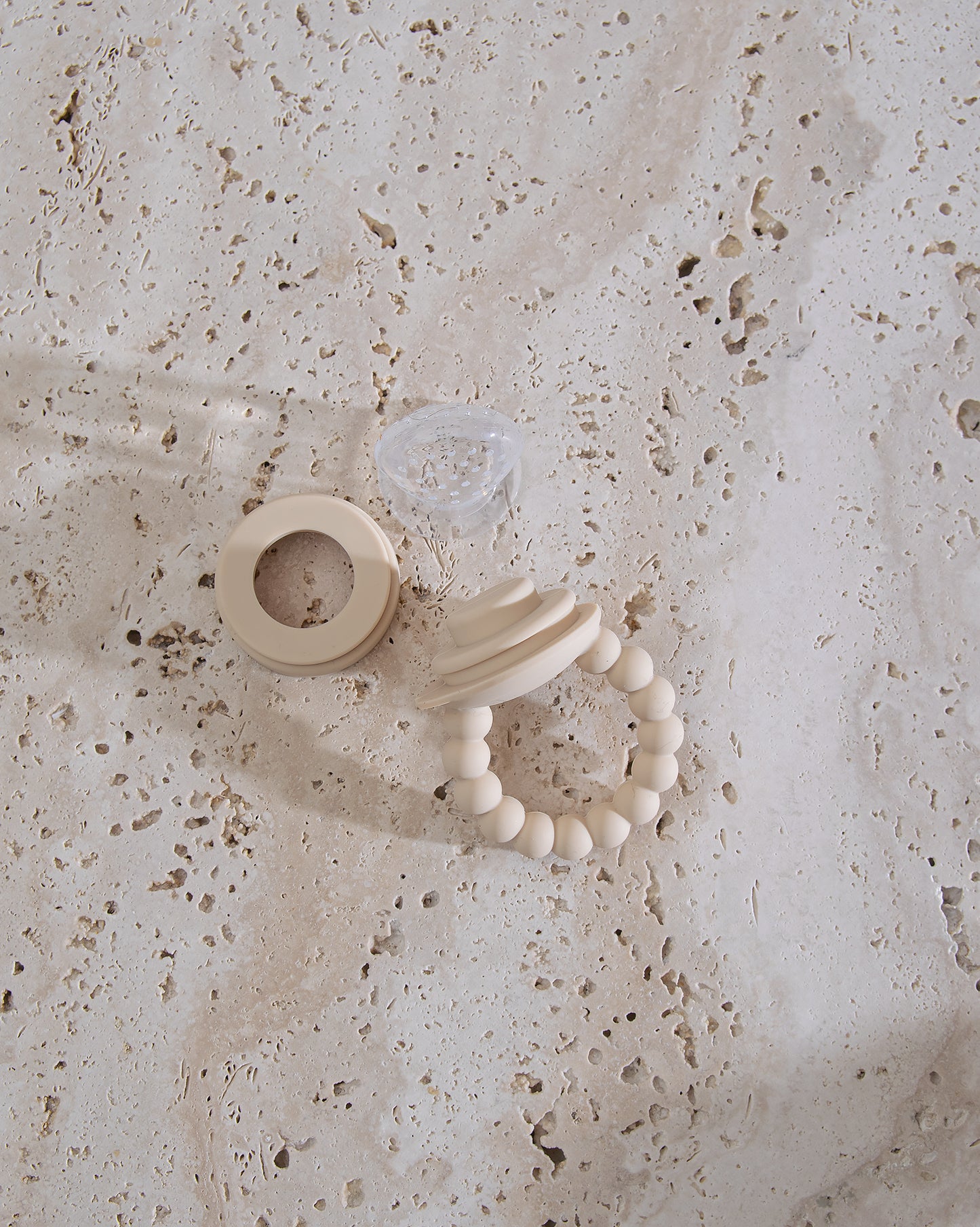 Smagsknap i silikone - Beige