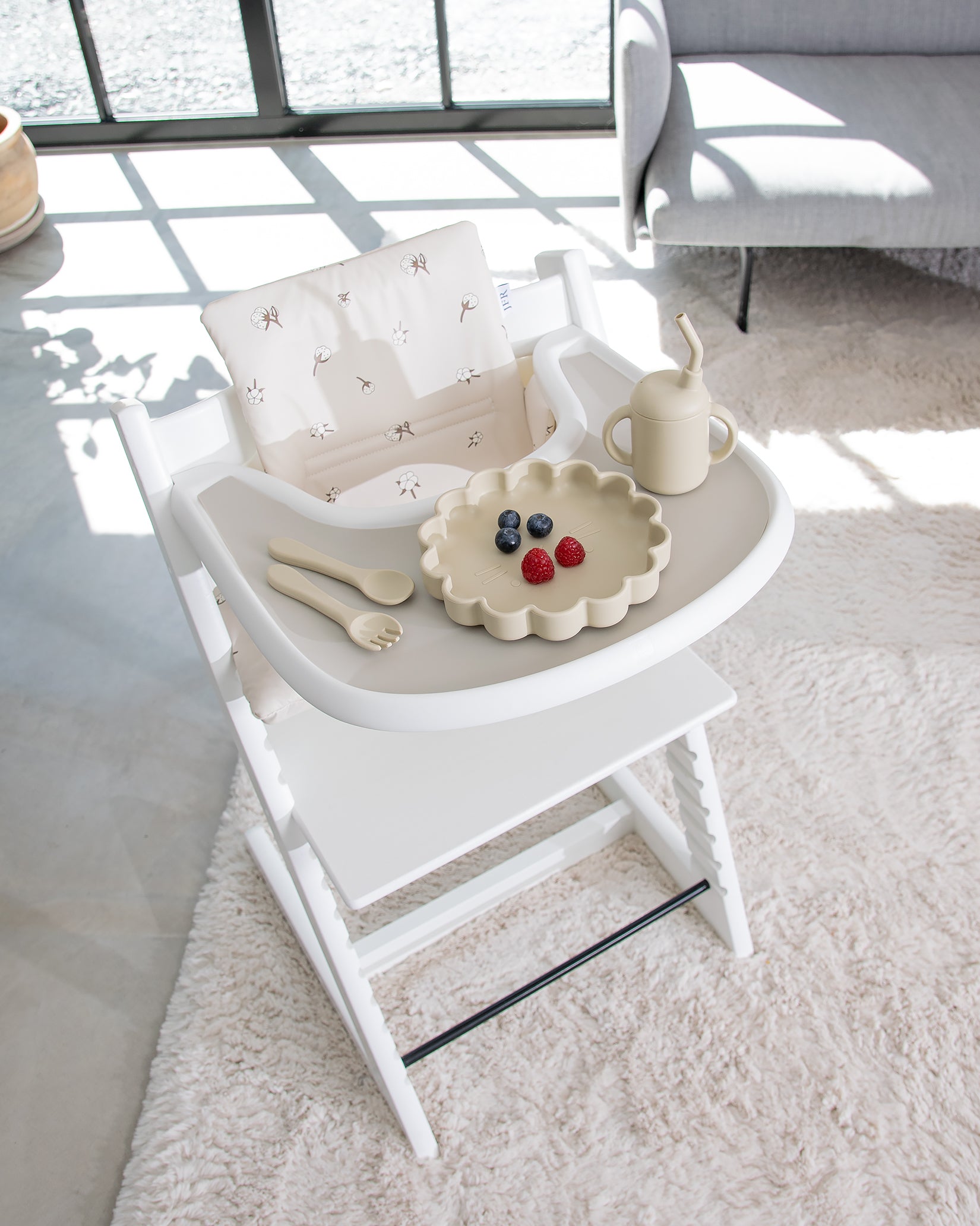 Bakkemåtte til Stokke Tripp Trapp - Lys Beige