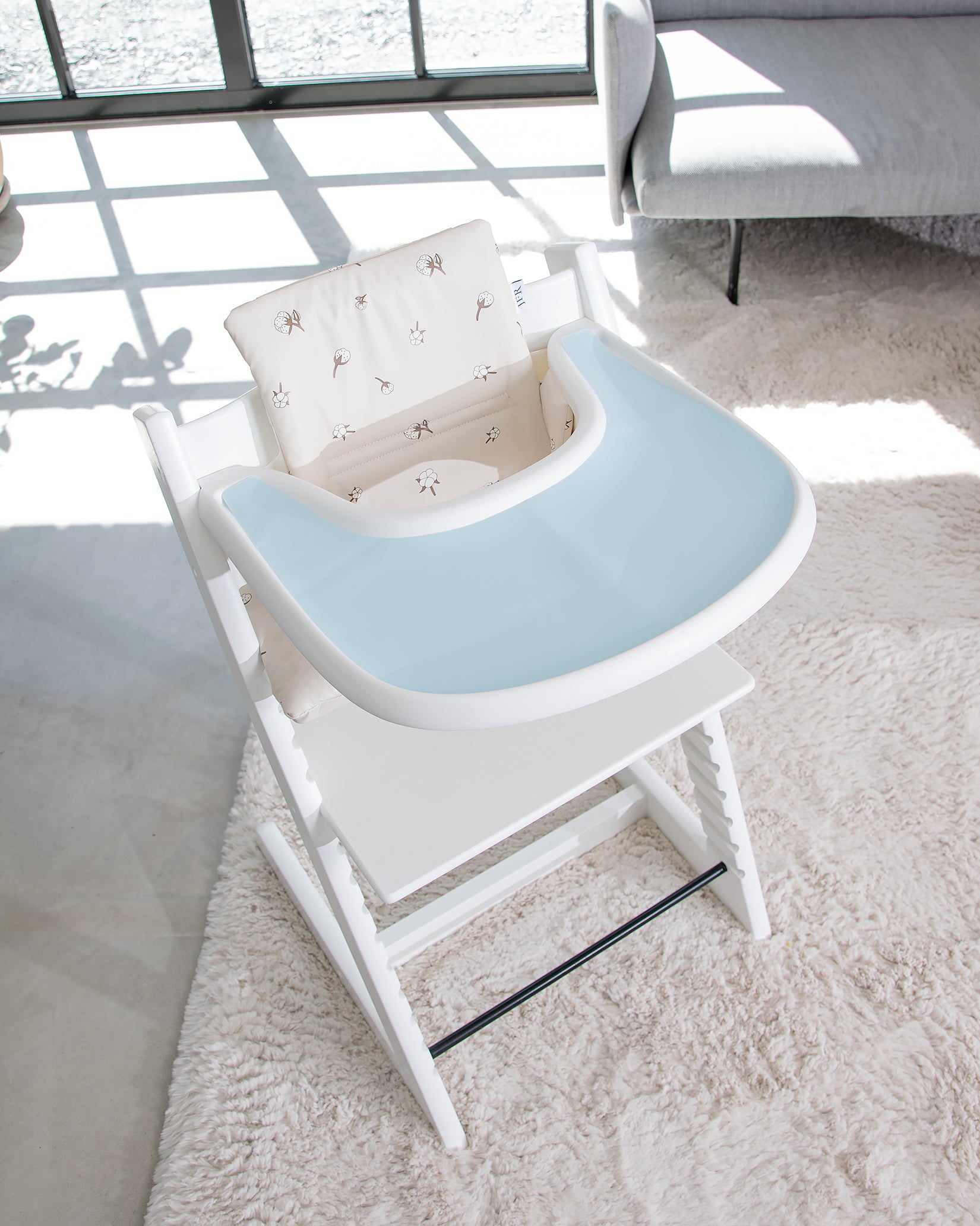 Bakkerunderlag til Stokke Tripp Trapp - Ice Blue