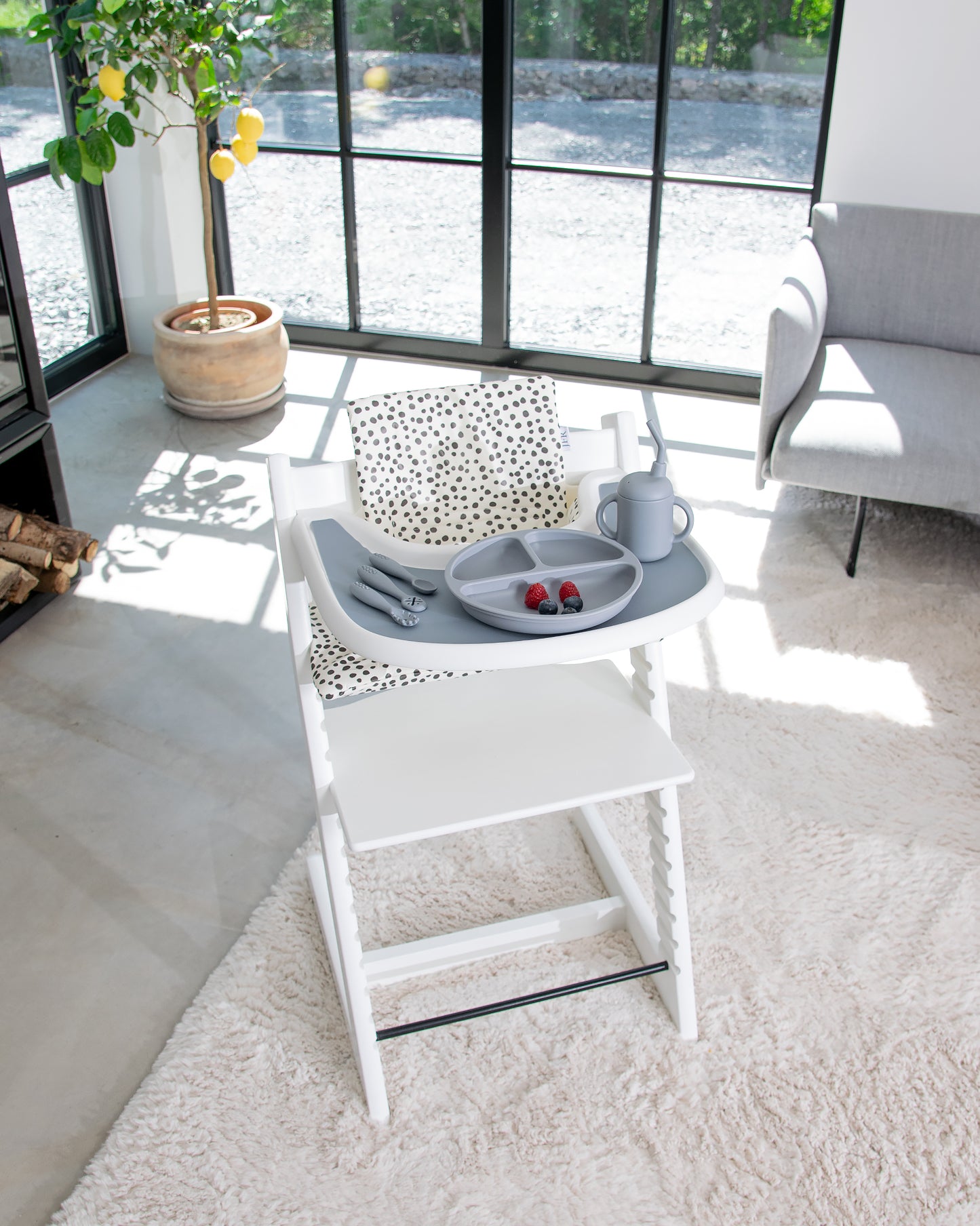 Brickunderlägg till Stokke Tripp Trapp - Grey