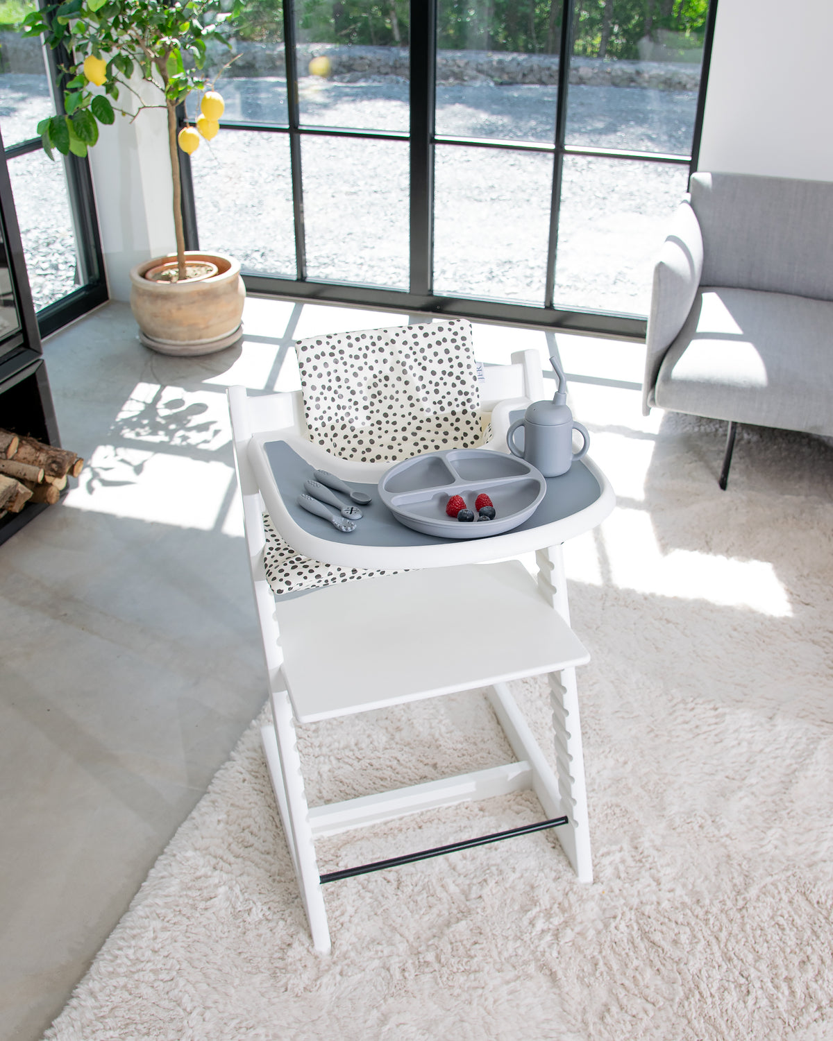 Bakkeunderlag til Stokke Tripp Trapp - Grey