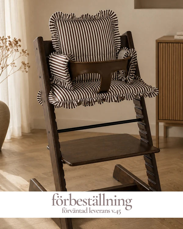 Cushion for Stokke Tripp Trapp - Truffle Stripes