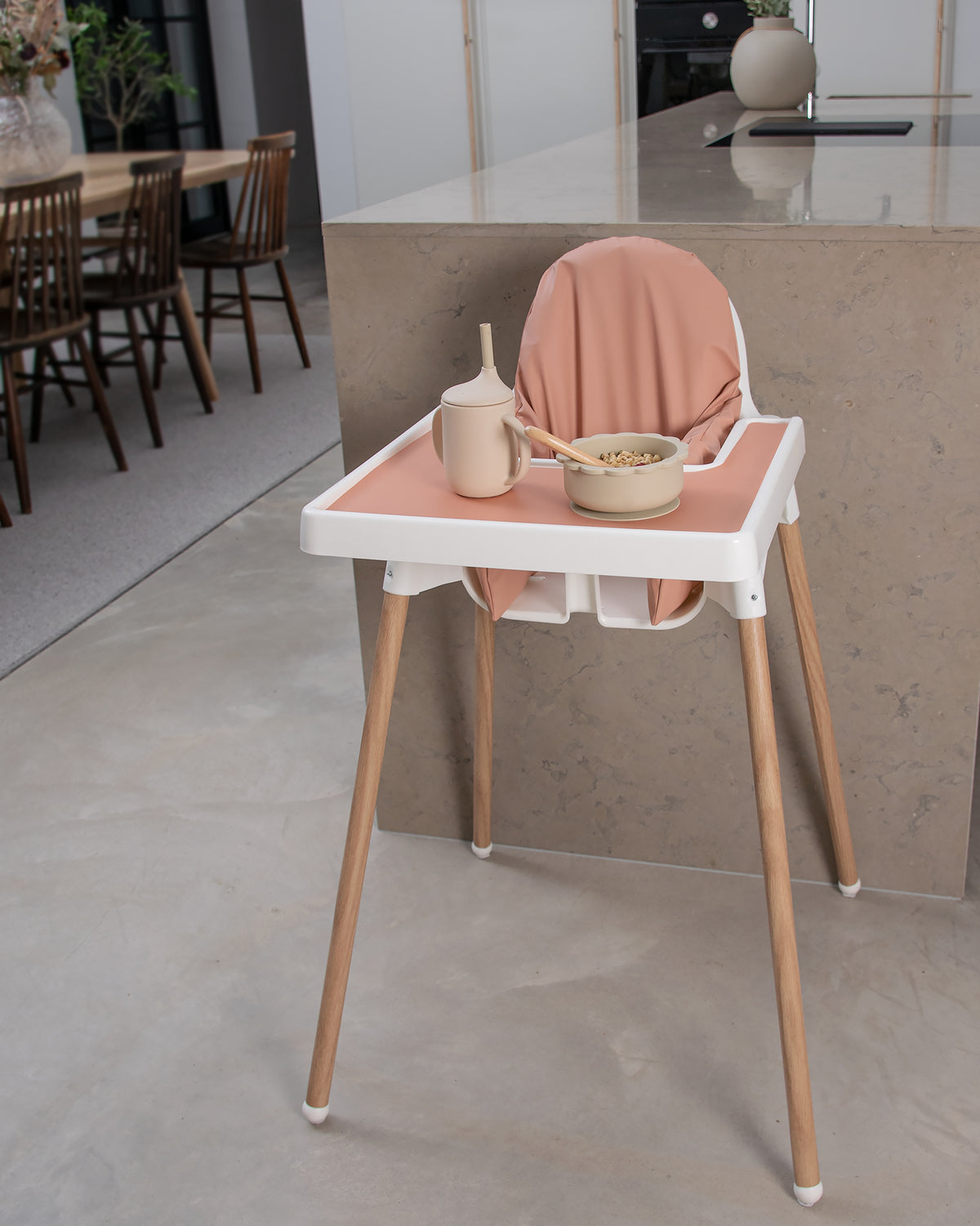 Brickunderlägg i silikon - Apricot