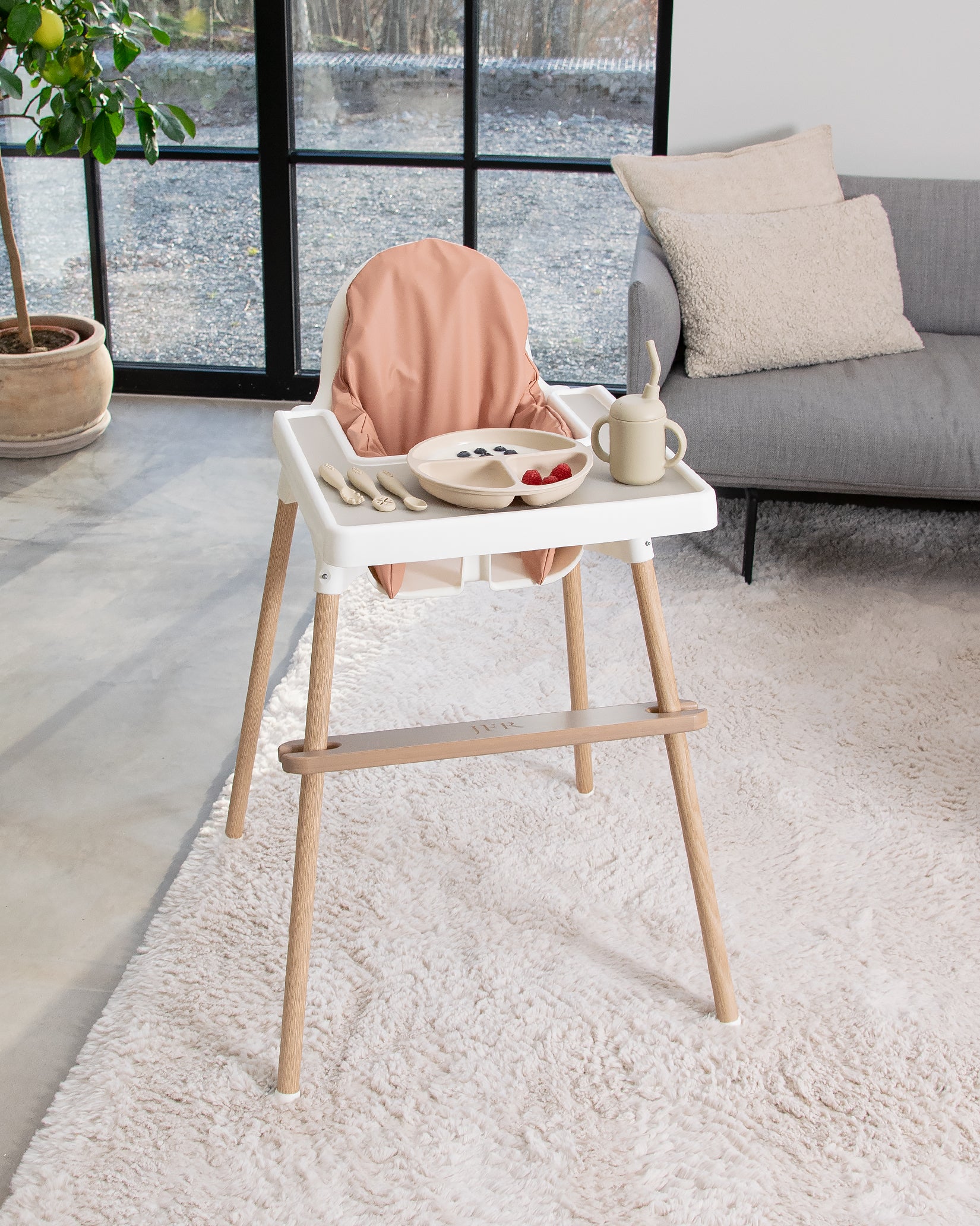 Kuddfodral till IKEA Antilop - Persikodröm