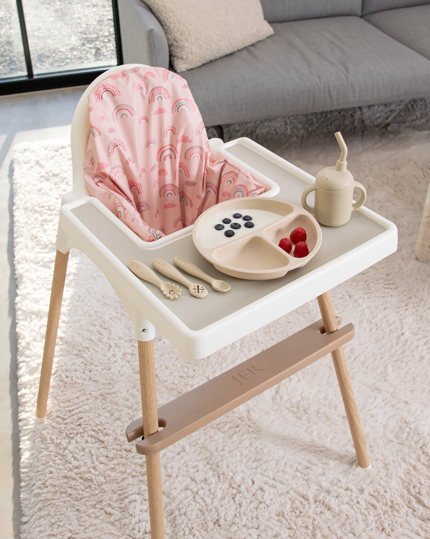 Kuddfodral till IKEA Antilop - Rosa Moln