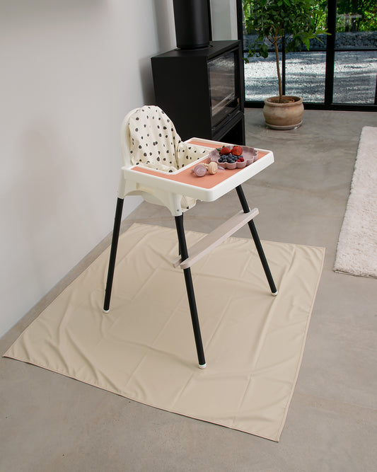 Floor cover for high chair - Beige