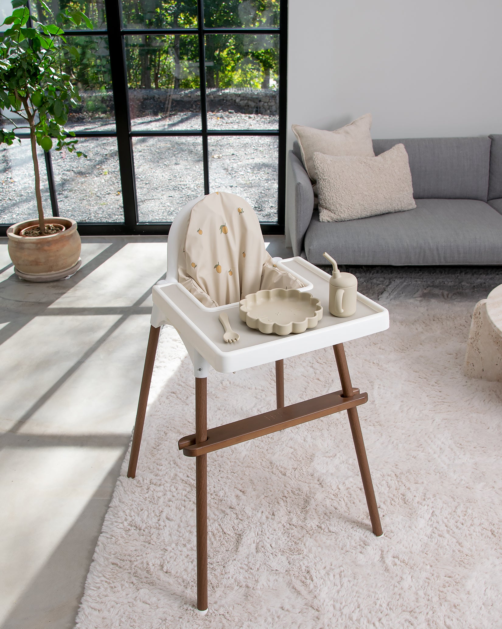 Footrest for Ikea Antilop Highchair Brown Wood – JFR