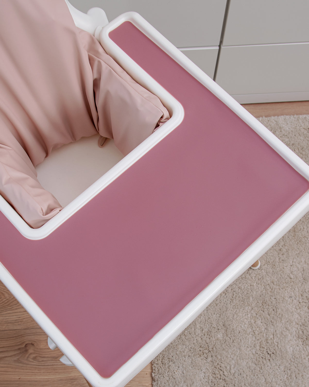 Brickunderlägg i silikon - Dusty Pink