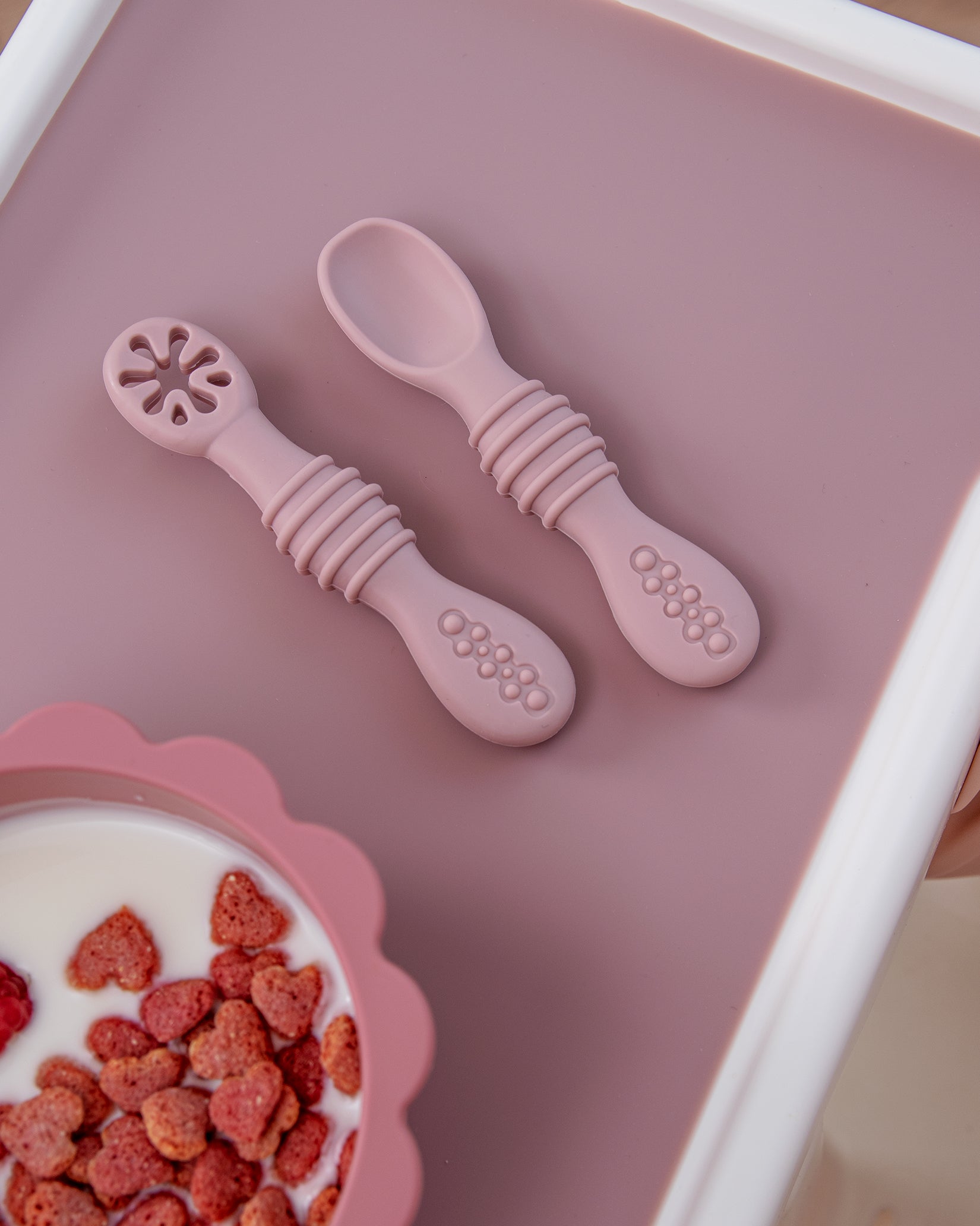 Brickunderlägg i silikon - Dusty Pink