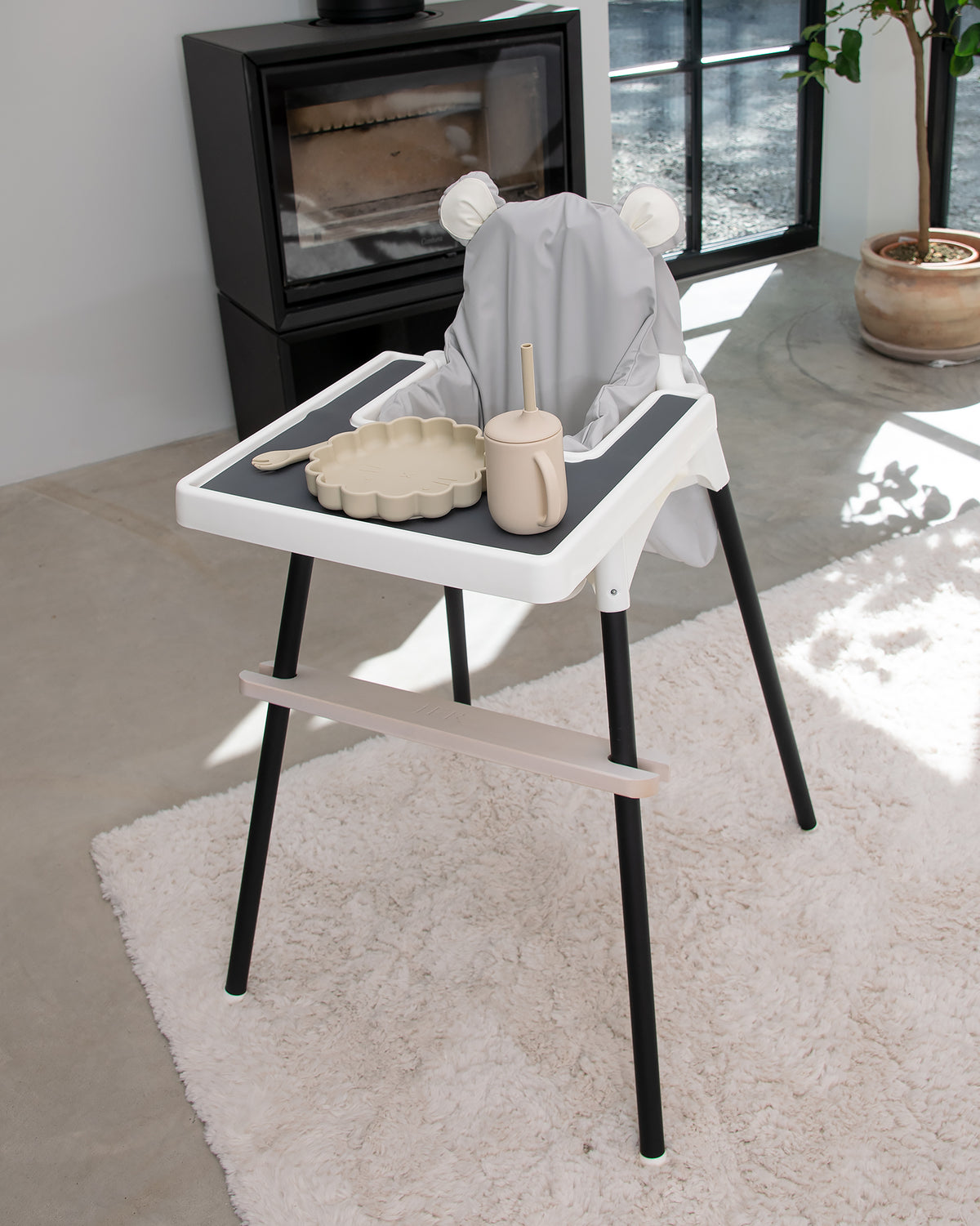 Tyynynpäällinen Ikea Antilop - Teddy Light Grey