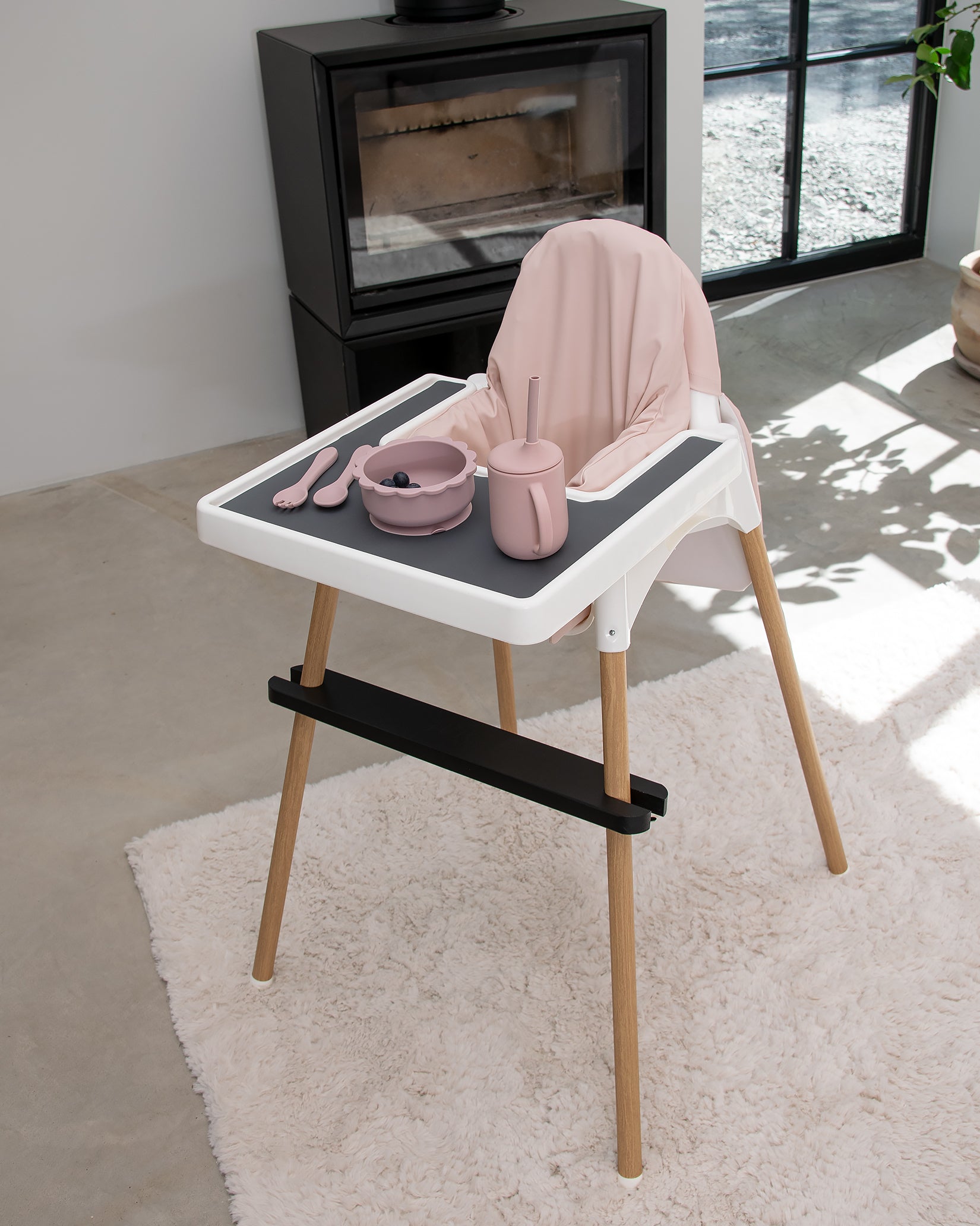 Pudebetræk til IKEA Antilop - Light Pink