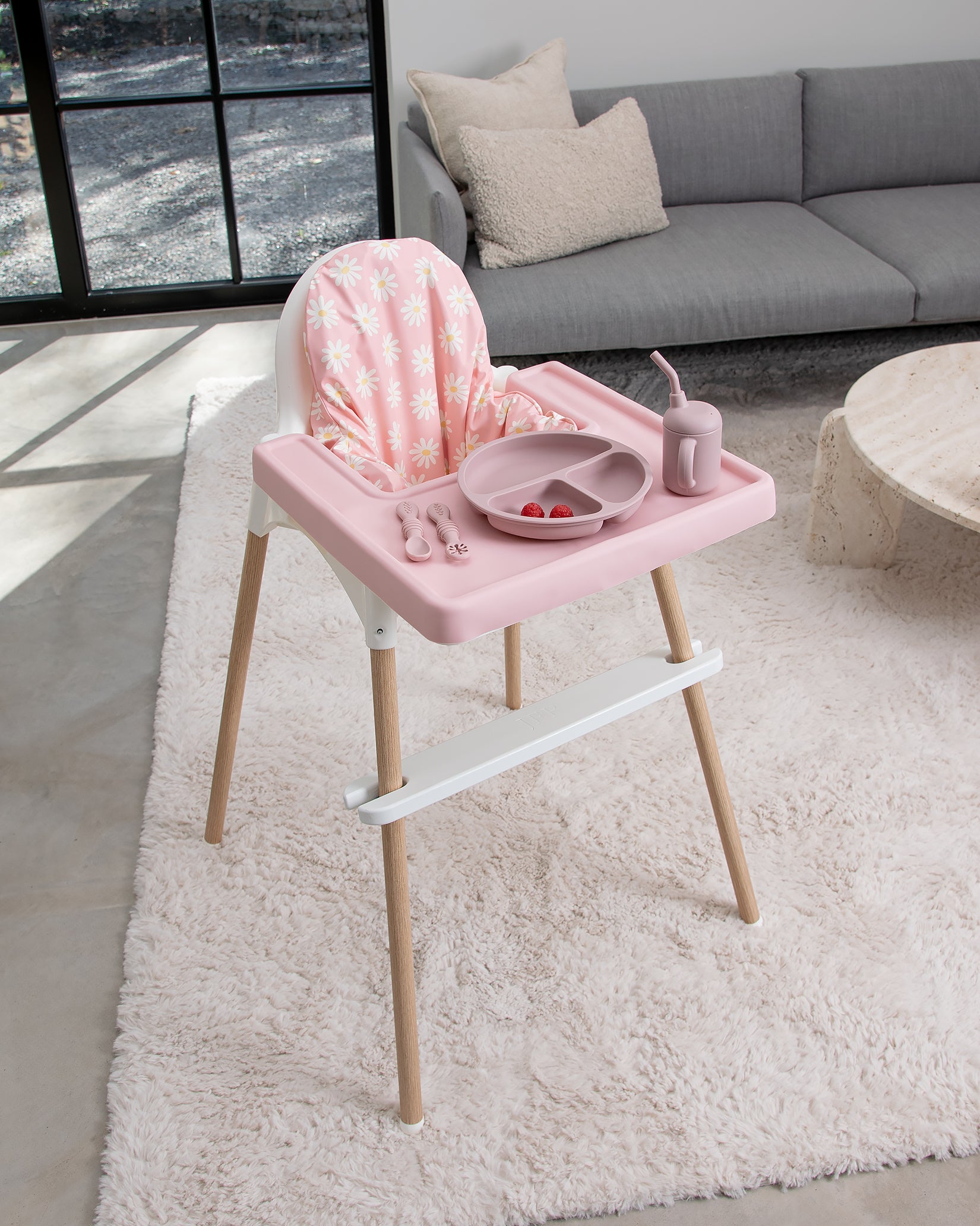 Pudebetræk til IKEA Antilop - Daisy Pink