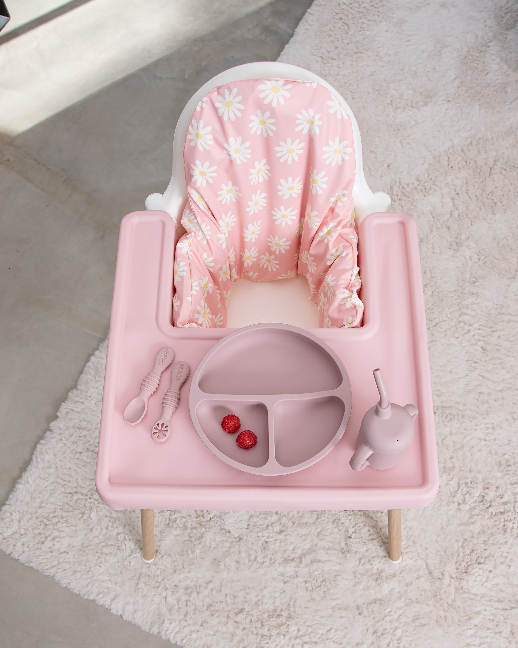 Pudebetræk til IKEA Antilop - Daisy Pink