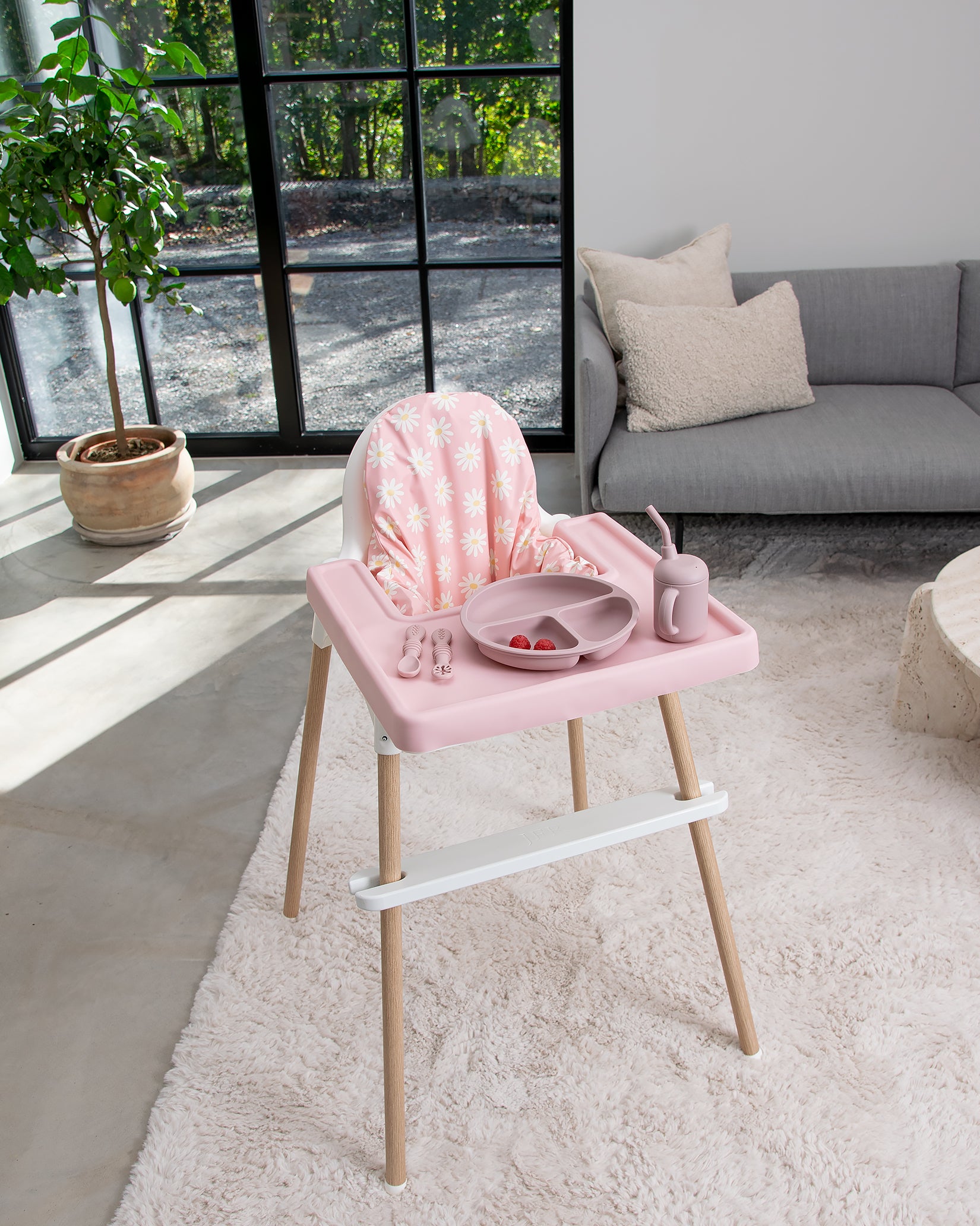 Pudebetræk til IKEA Antilop - Daisy Pink