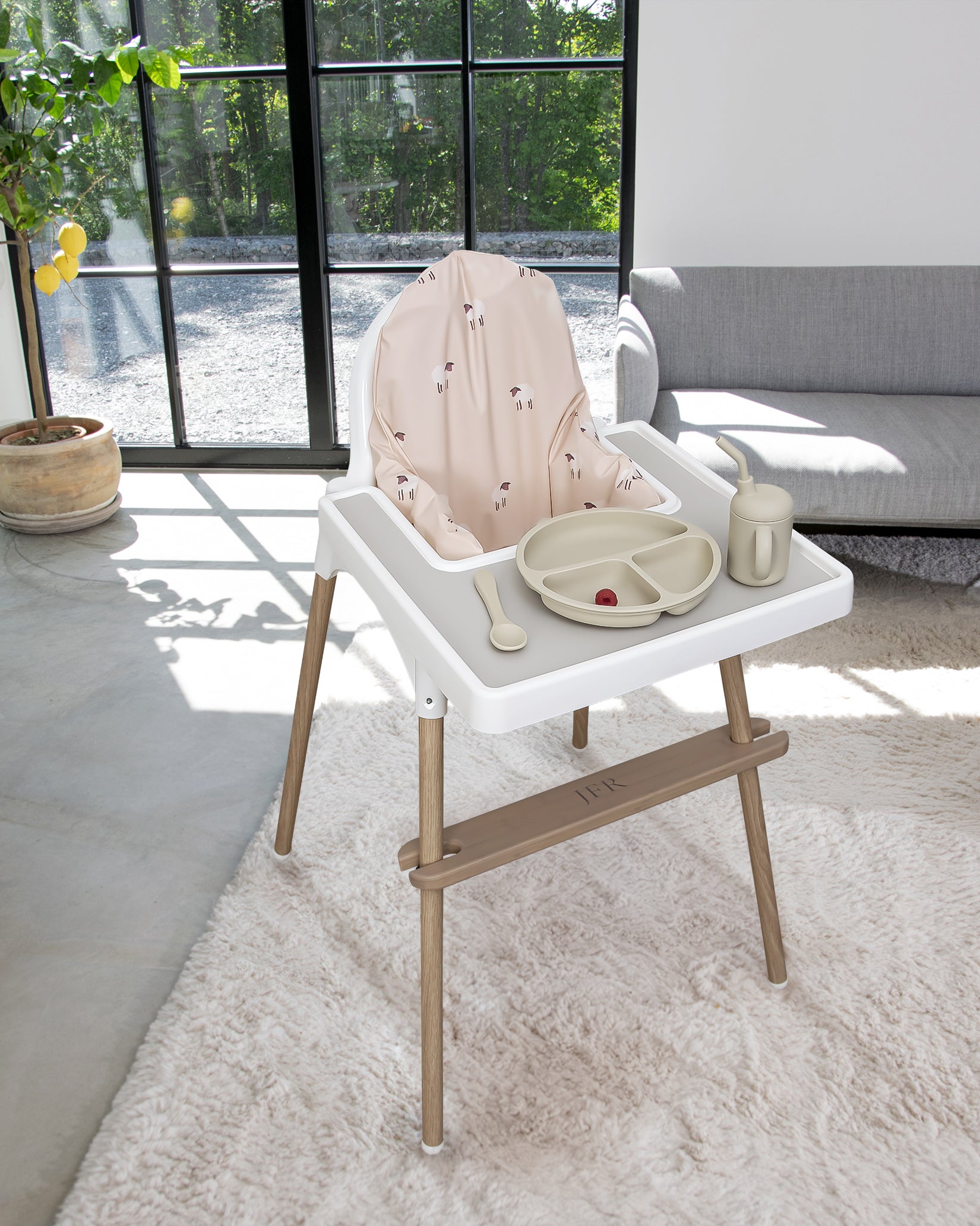 Putetrekk til IKEA Antilop - Beige lam