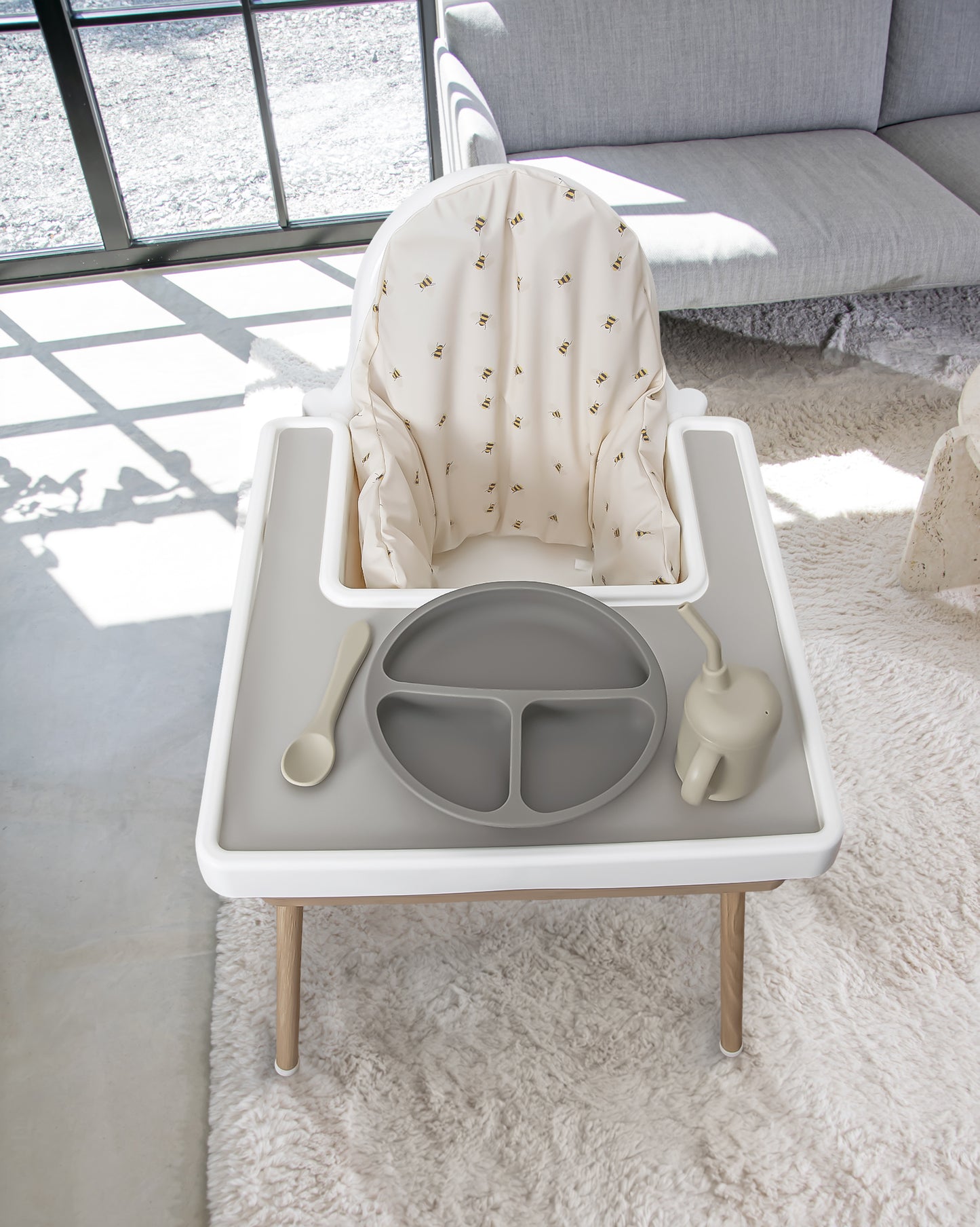 Sittkudde / Stolsdyna - Beige Bin - IKEA Antilop