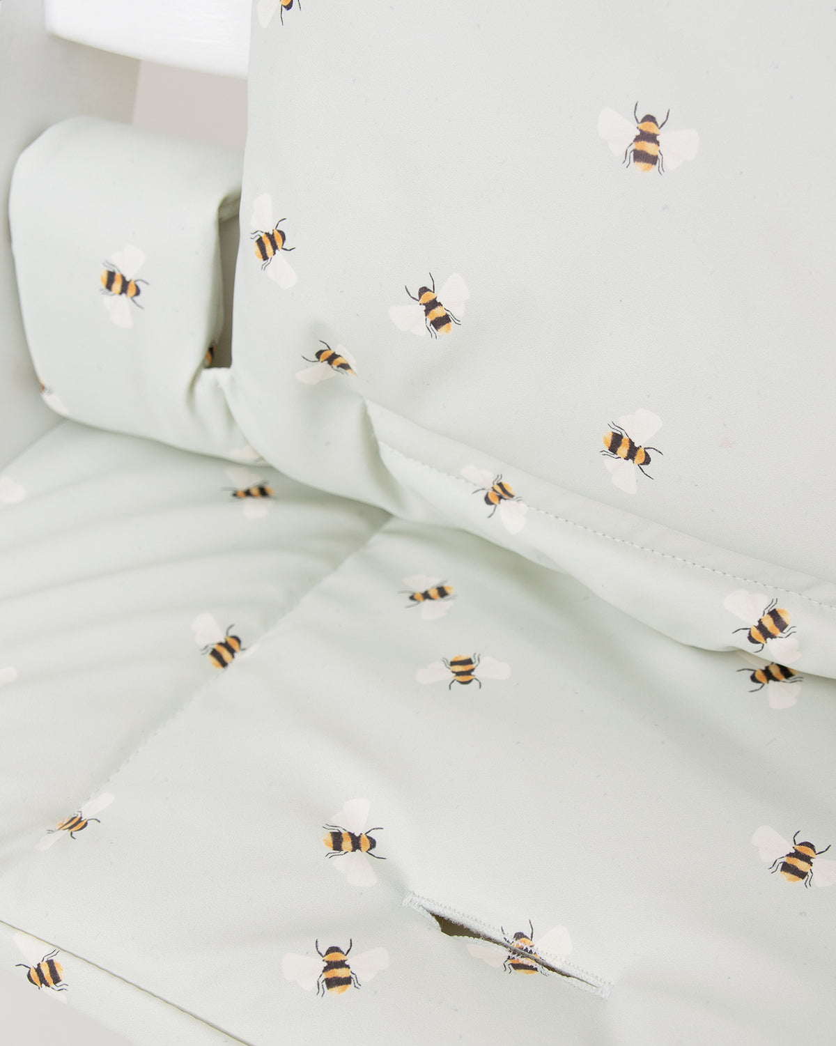 Cushion for Stokke Tripp Trapp - Green Bees