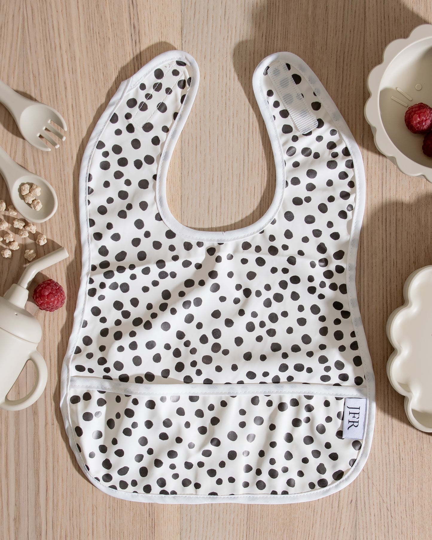 Avtorkbar/Vattentät Haklapp - Minipricken Vit