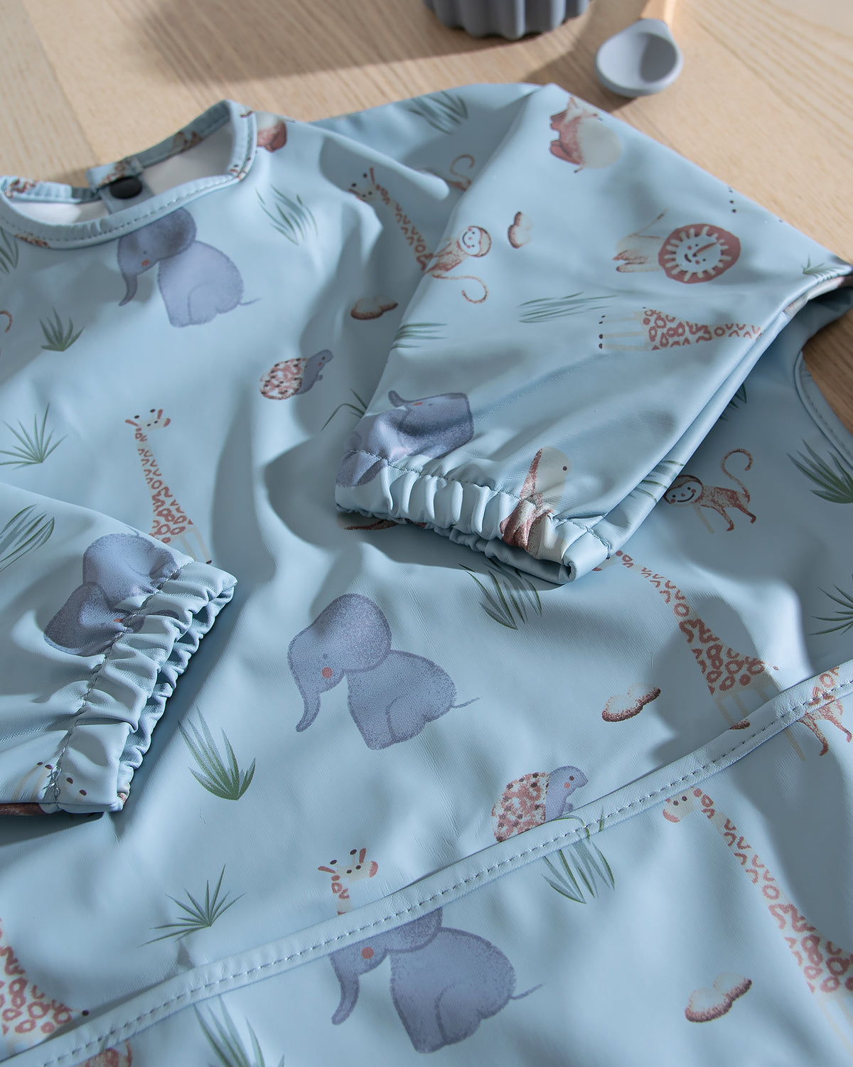 Long-Sleeved Bib - Blue Savannah