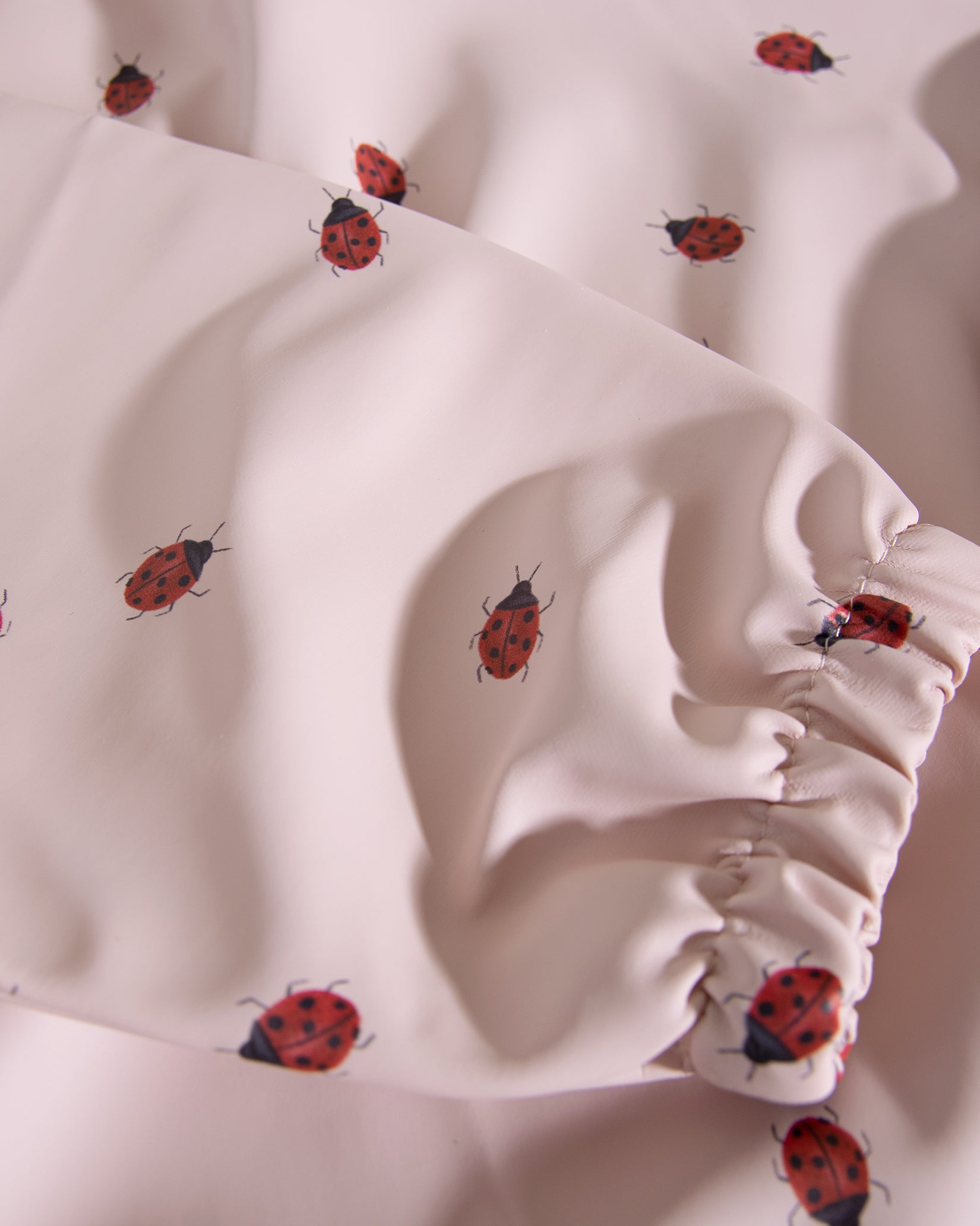 Long-Sleeved Bib - Little Ladybug