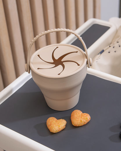 Snack box with lid - Beige